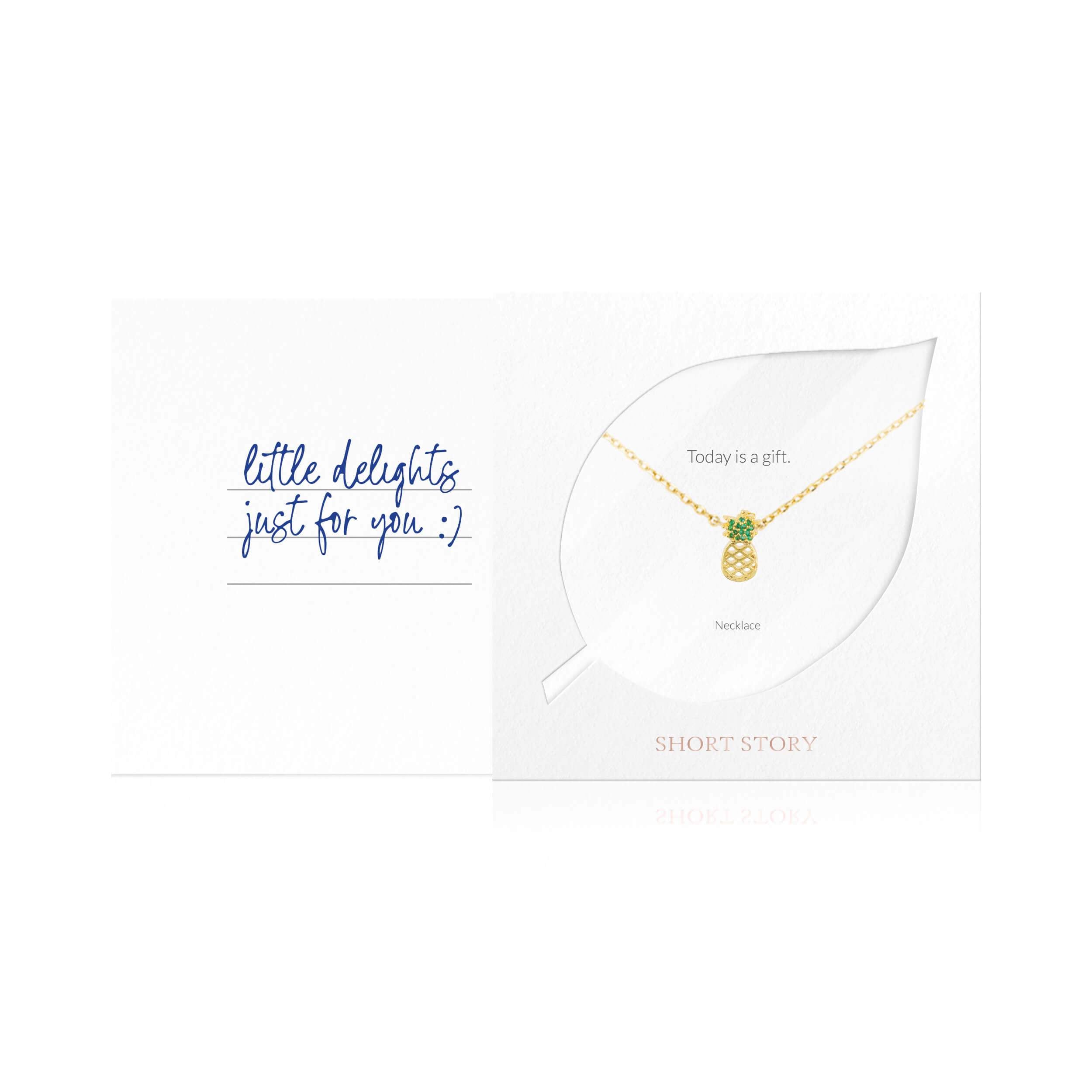 Necklace Diamante Pineapple