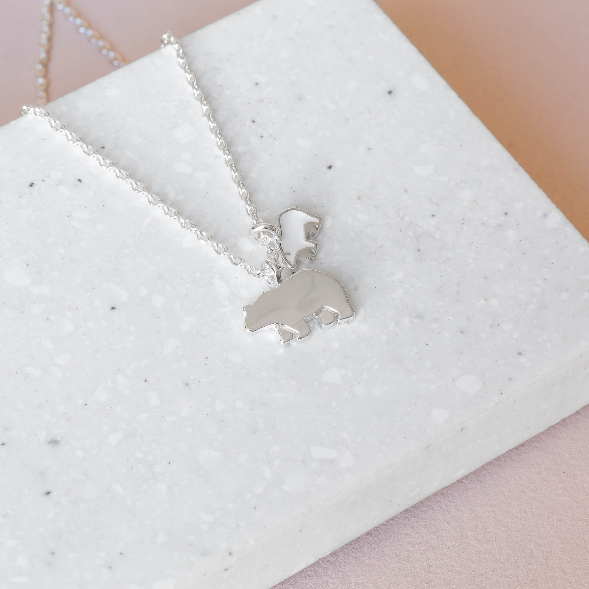 Necklace Epoxy Polar Bear