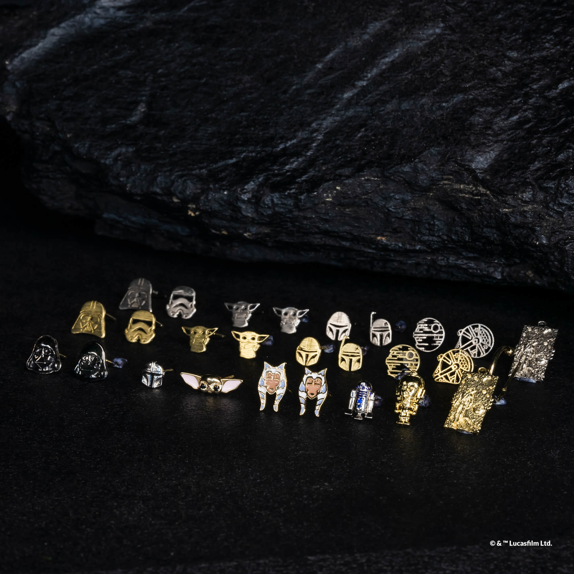 Star Wars™ Earring Darth Vader™ & Stormtrooper™