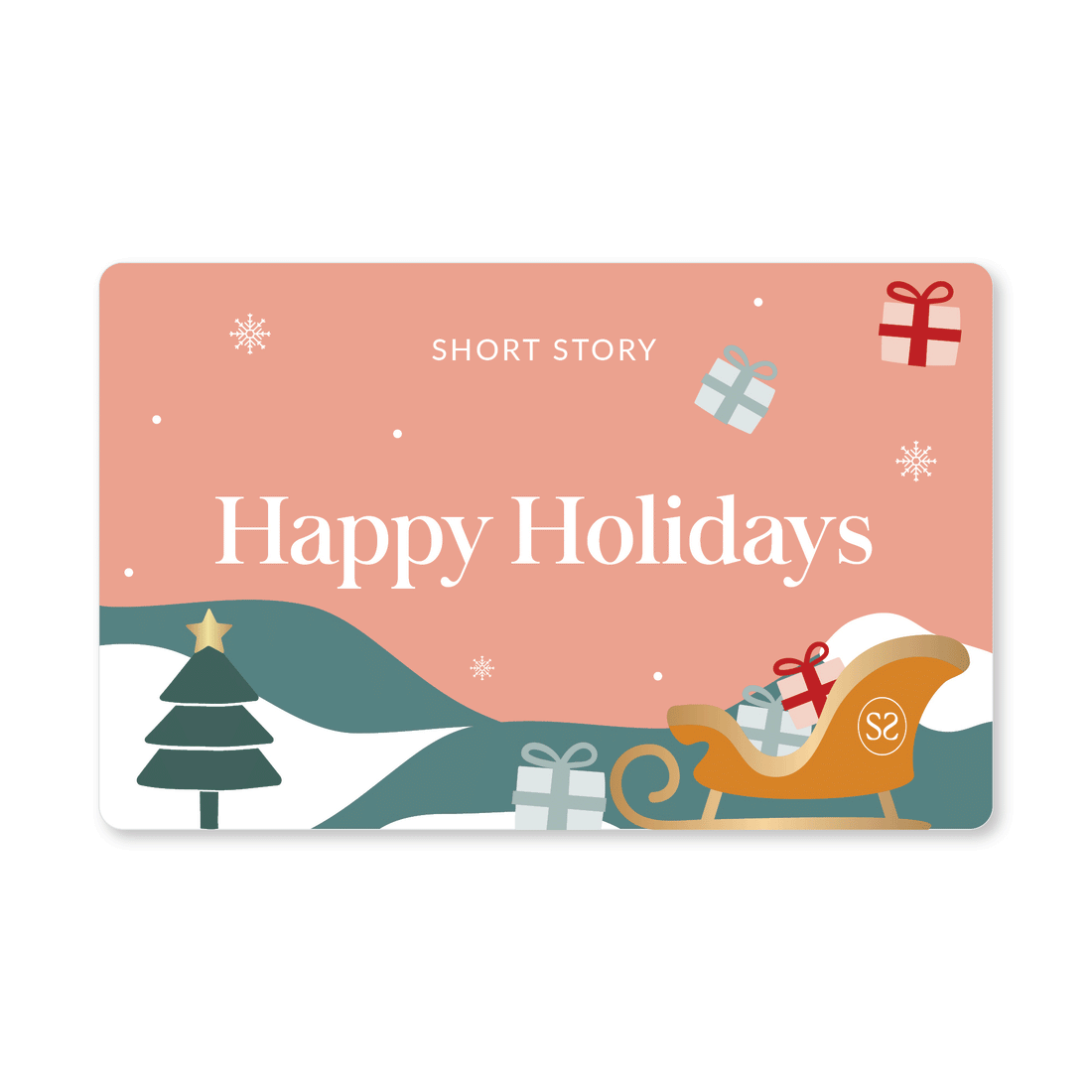 Short Story Digital Gift Card Happy Holidays