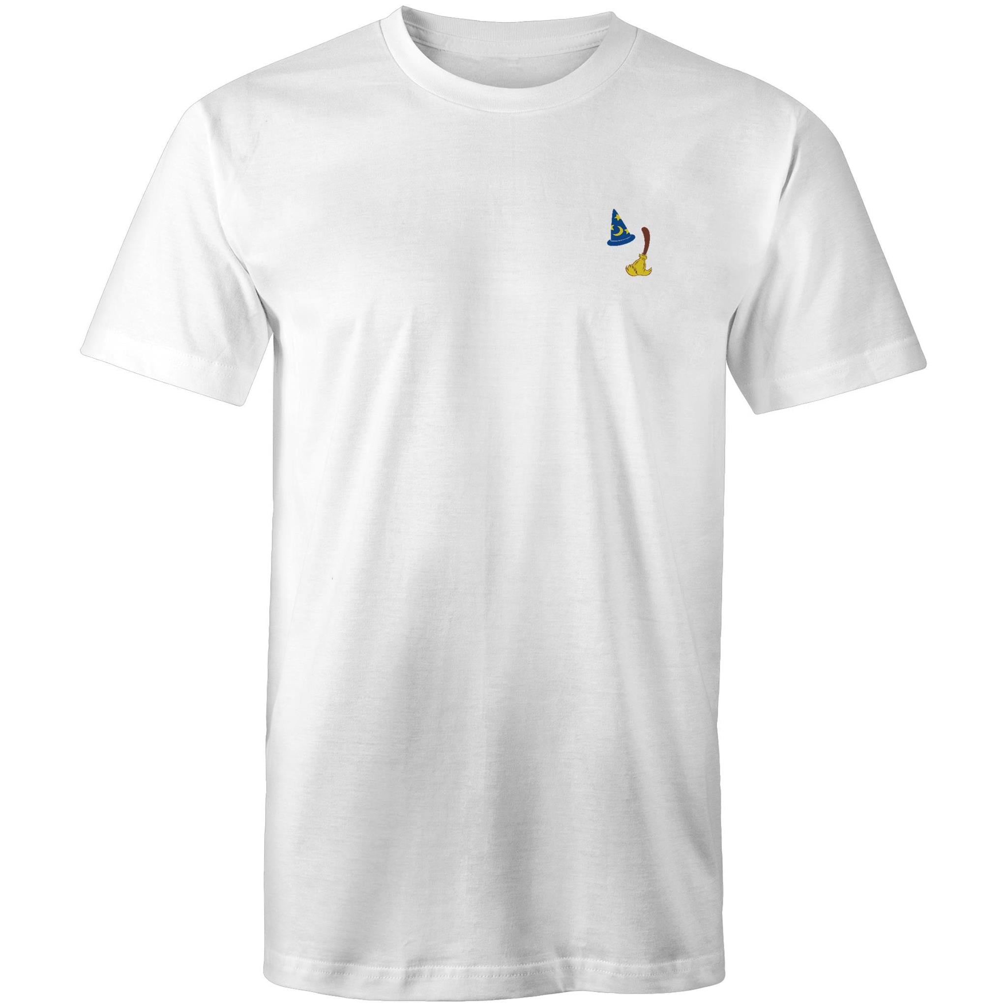 T-Shirt Embroidery Mickey Fantasia Wizard Hat & Broom