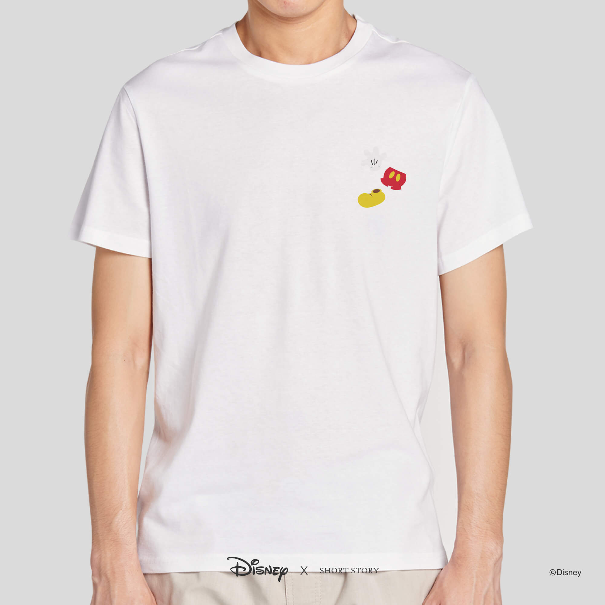 T-Shirt Embroidery Mickey Glove, Pant & Shoe