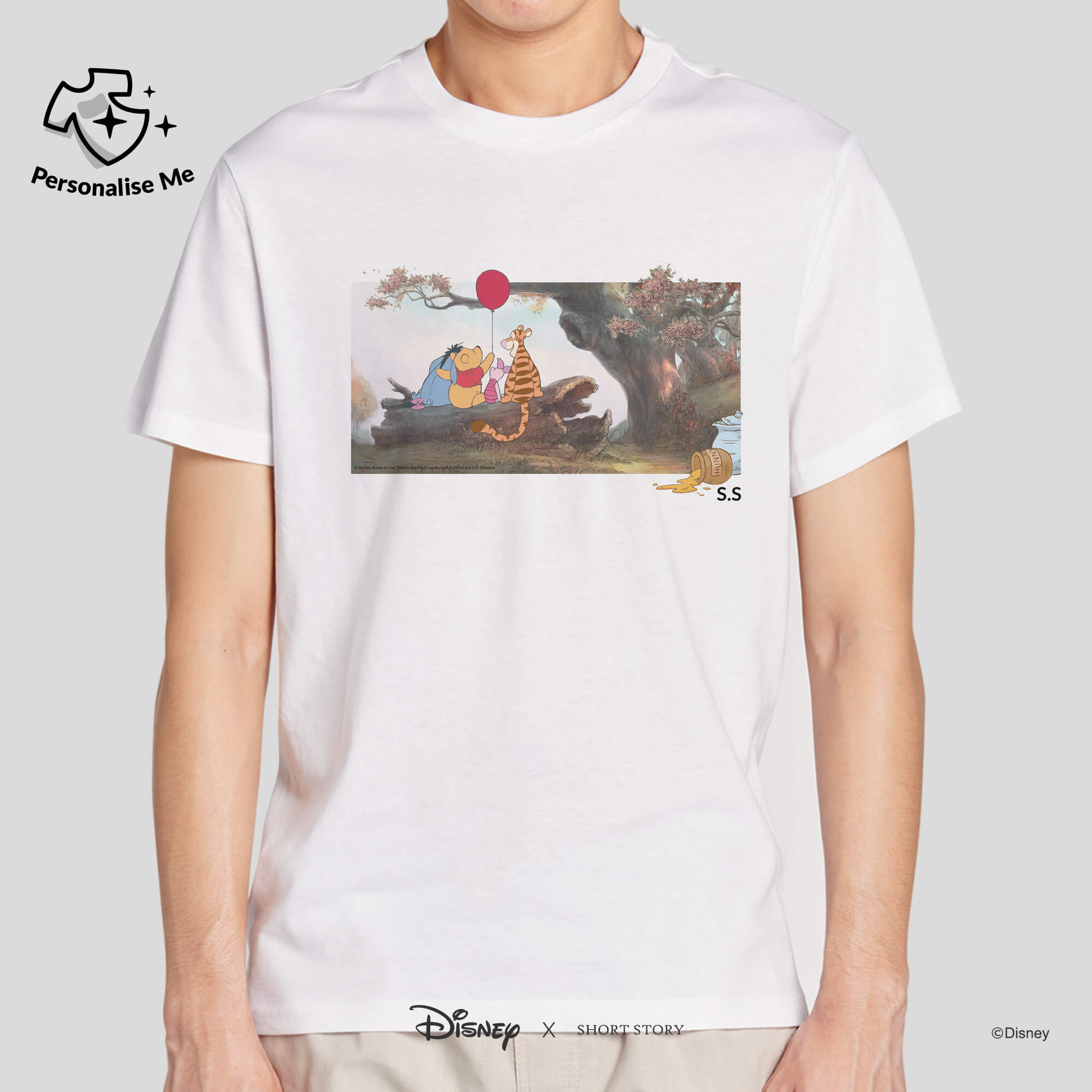 T-Shirt Print WTP Pooh & Friends