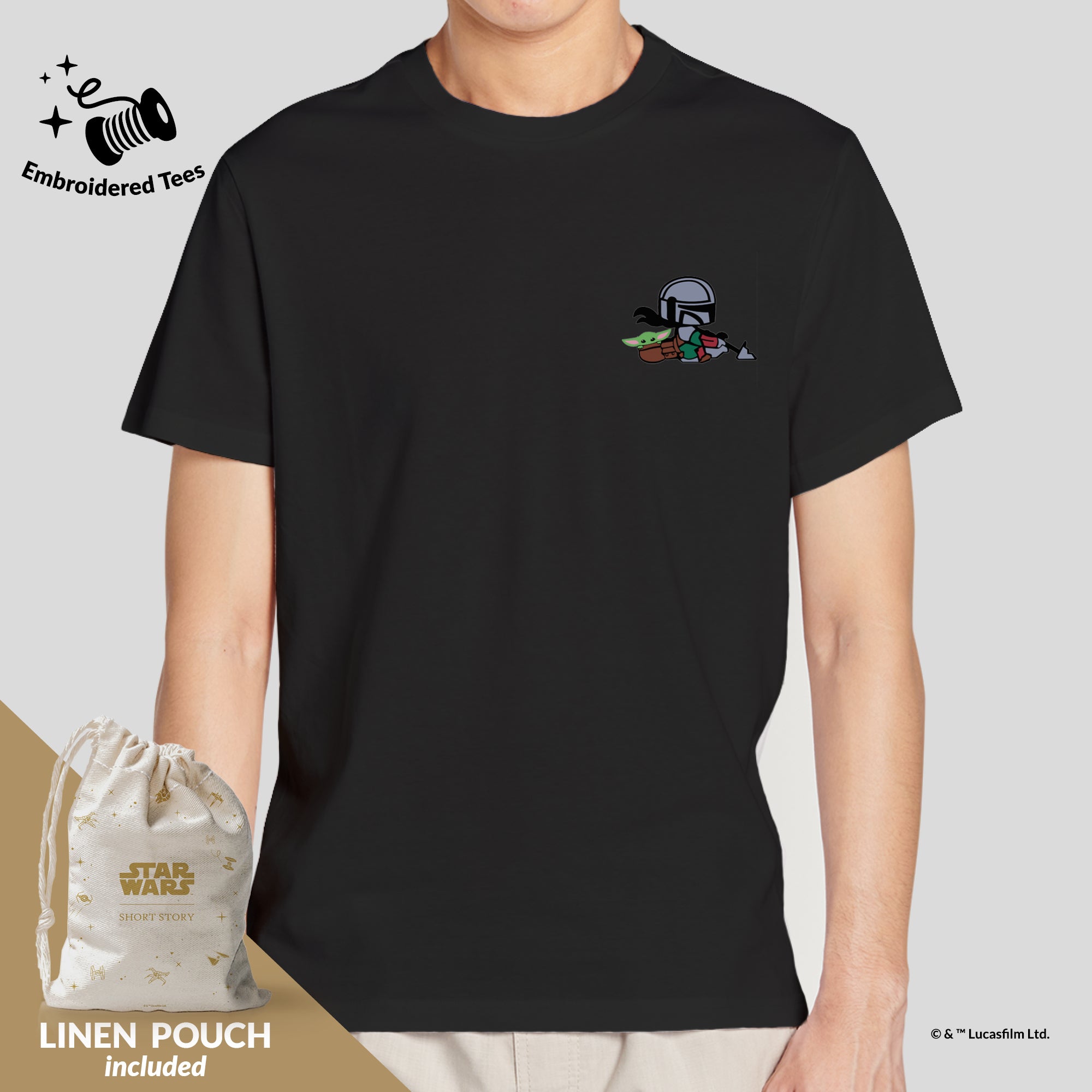 T-Shirt Embroidery Star Wars The Mandalorian™