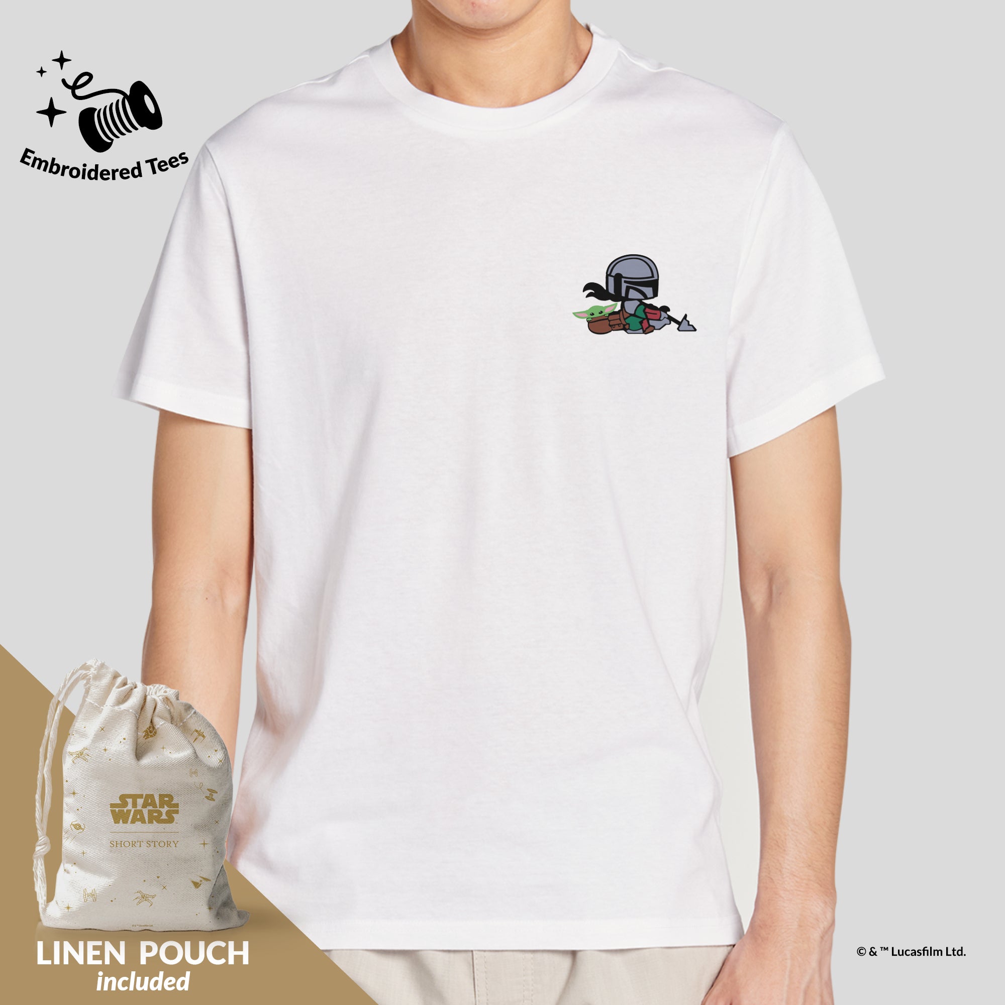T-Shirt Embroidery Star Wars The Mandalorian™