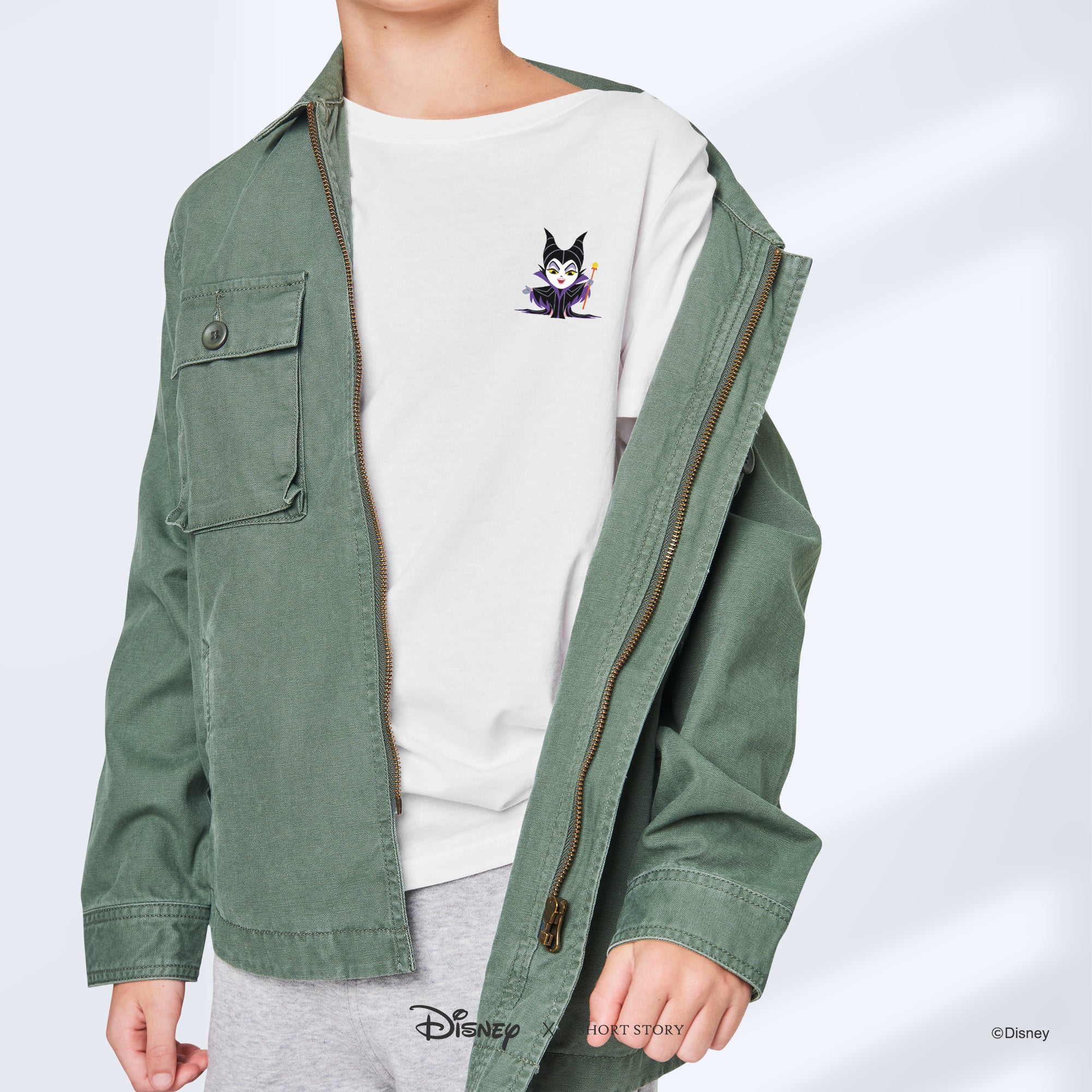 T-Shirt Embroidery Villains Maleficent