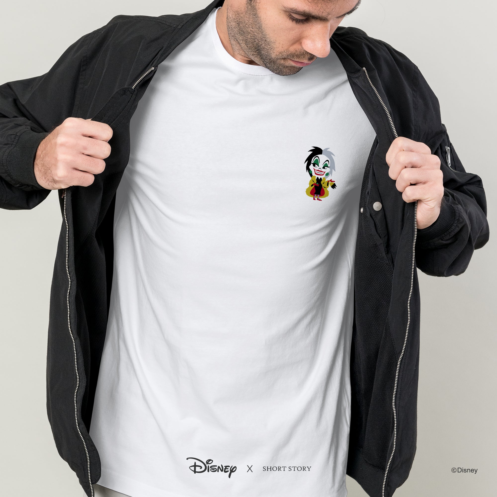 T-Shirt Embroidery Villains Cruella