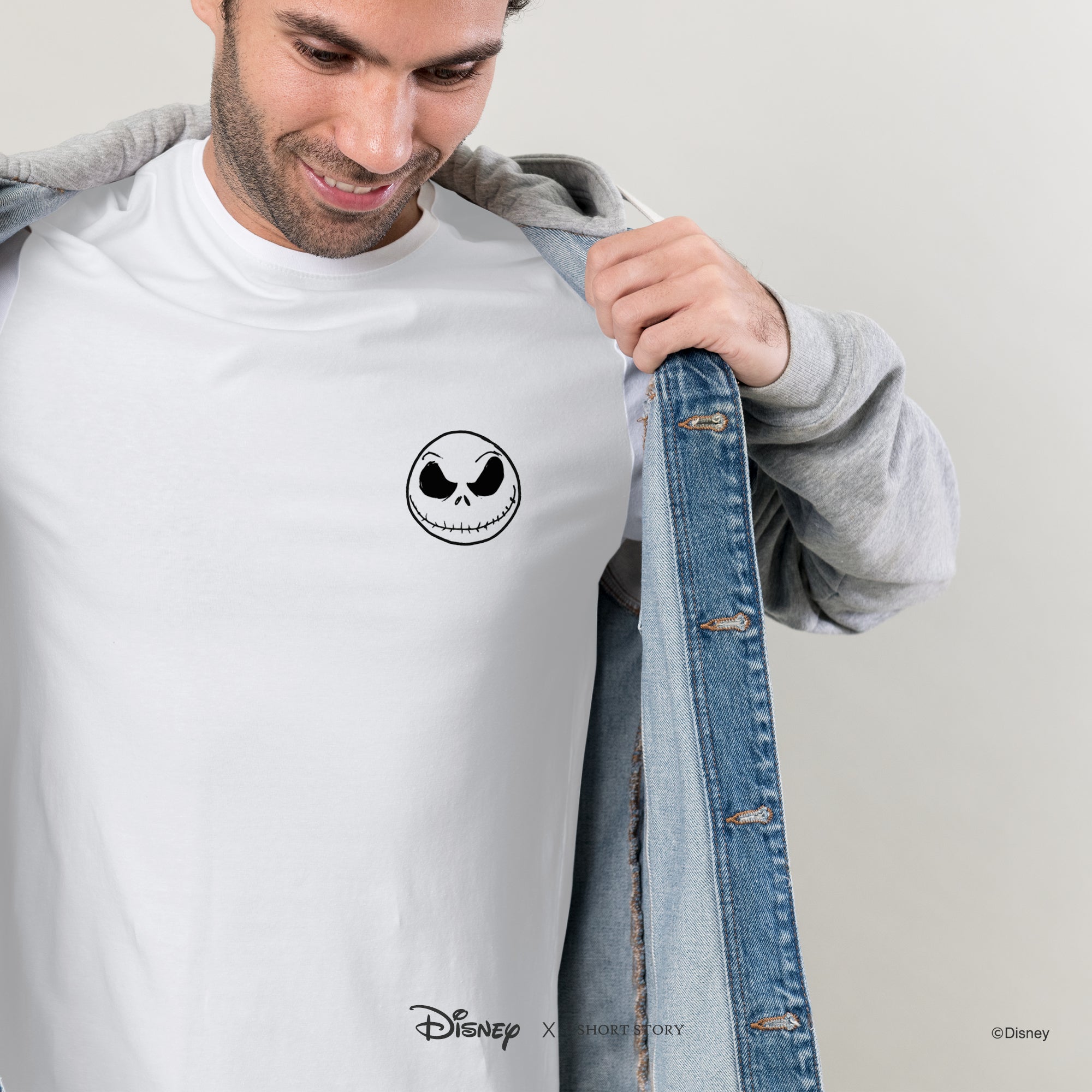 T-Shirt Embroidery Nightmare Before Christmas Jack&