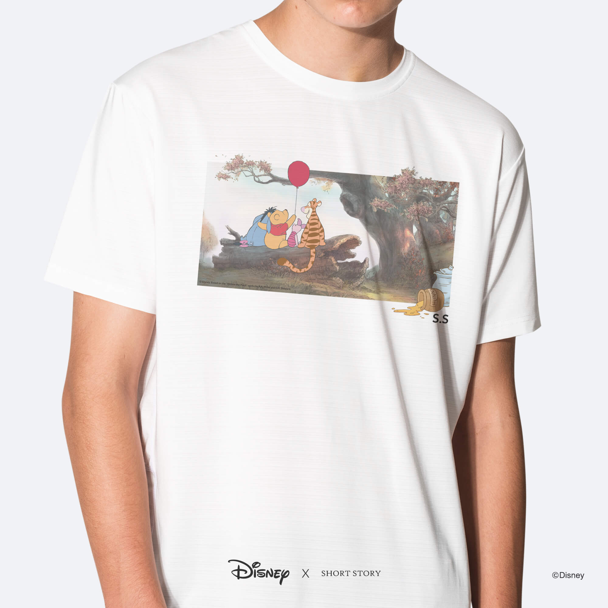 T-Shirt Print WTP Pooh & Friends