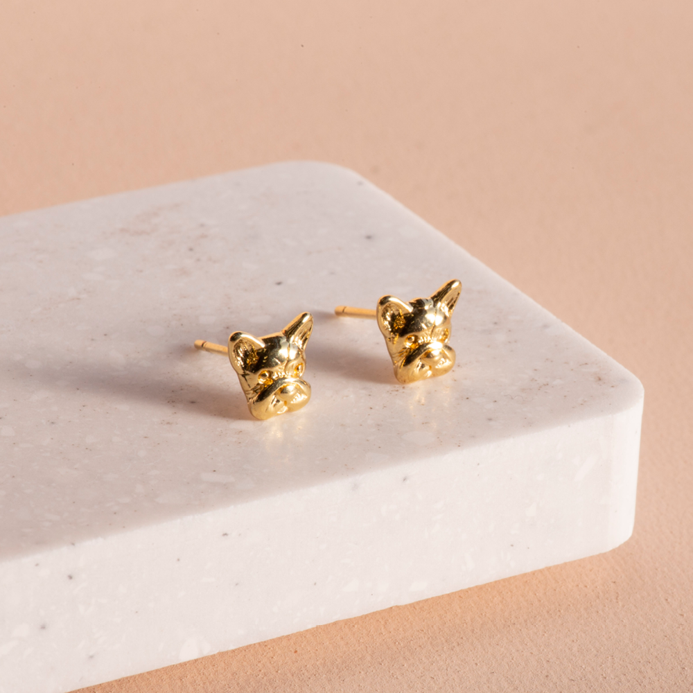 Earring French Bulldog Bubble