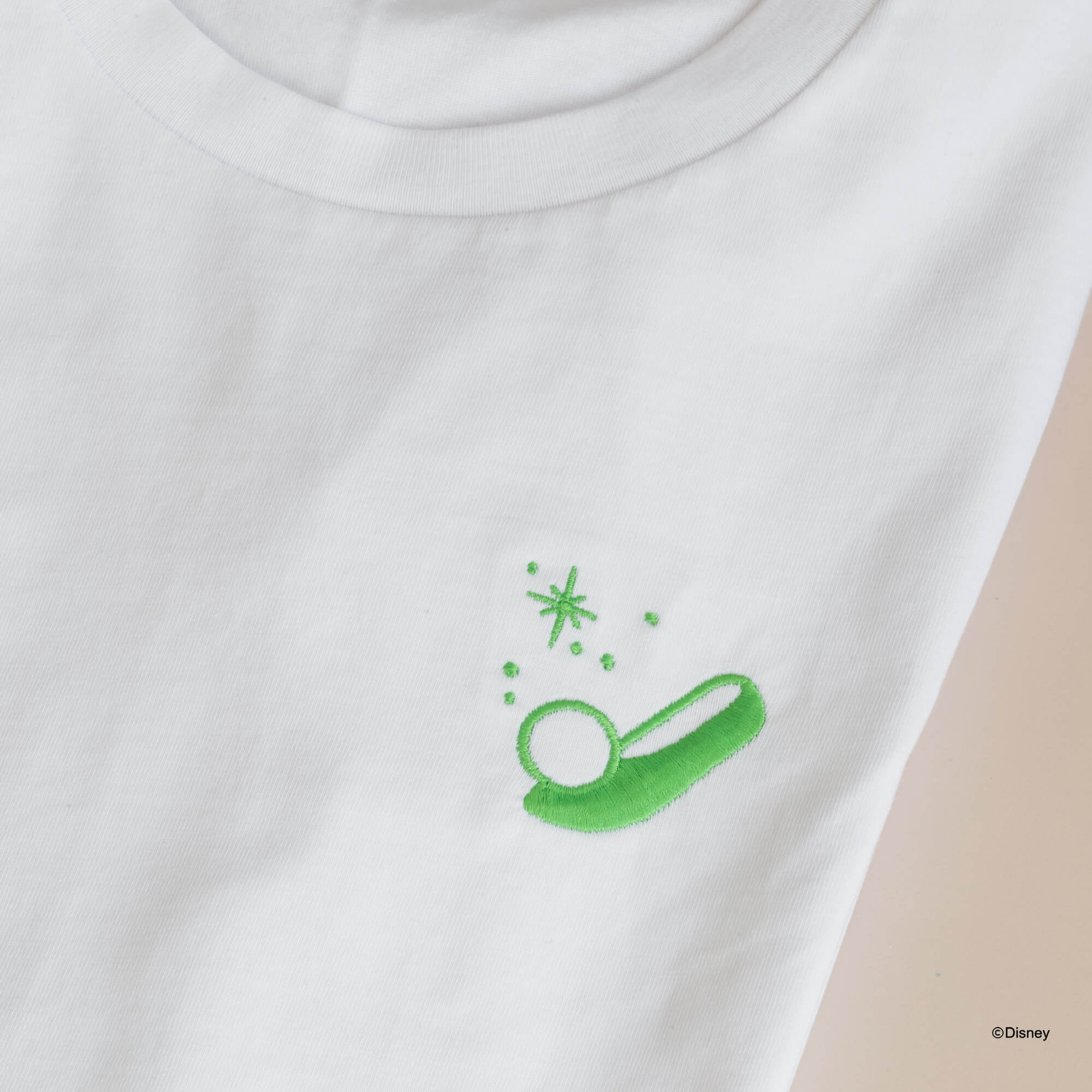 T-Shirt Embroidery Tinker Bell Shoe & Sparkle