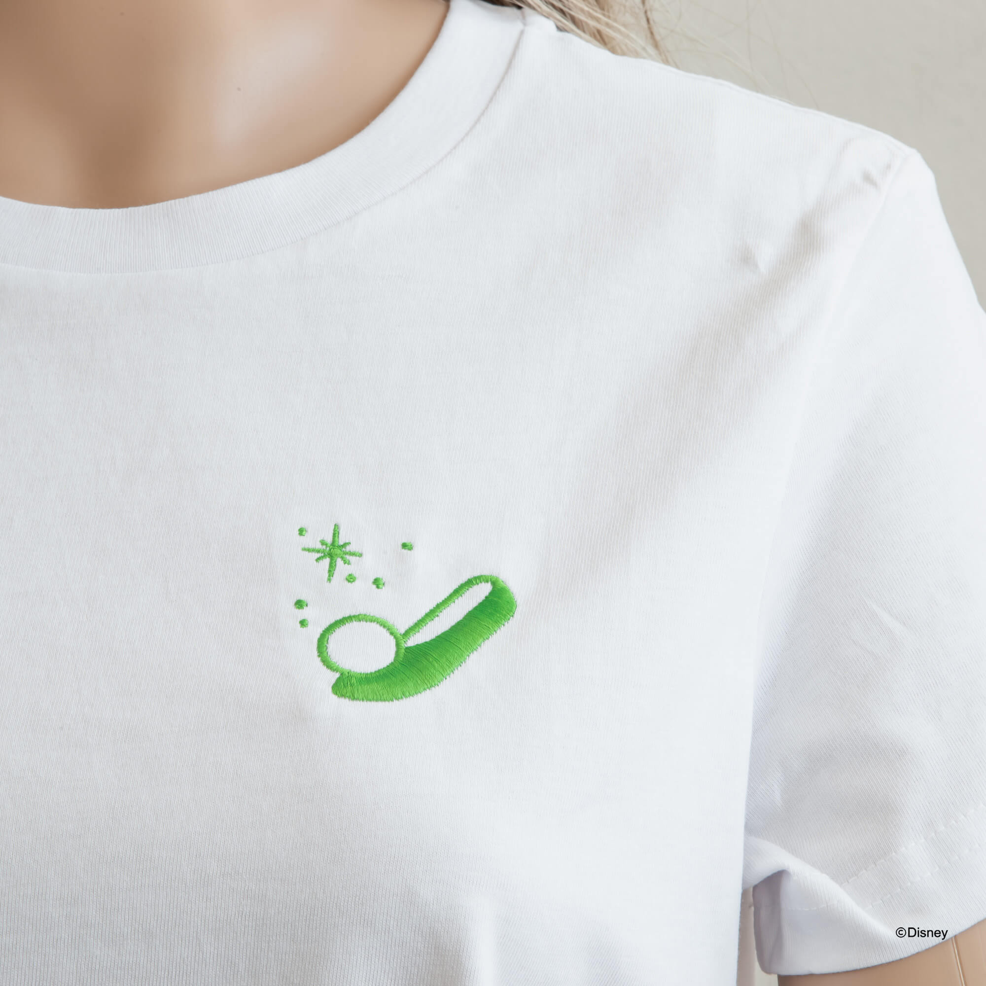 T-Shirt Embroidery Tinker Bell Shoe & Sparkle