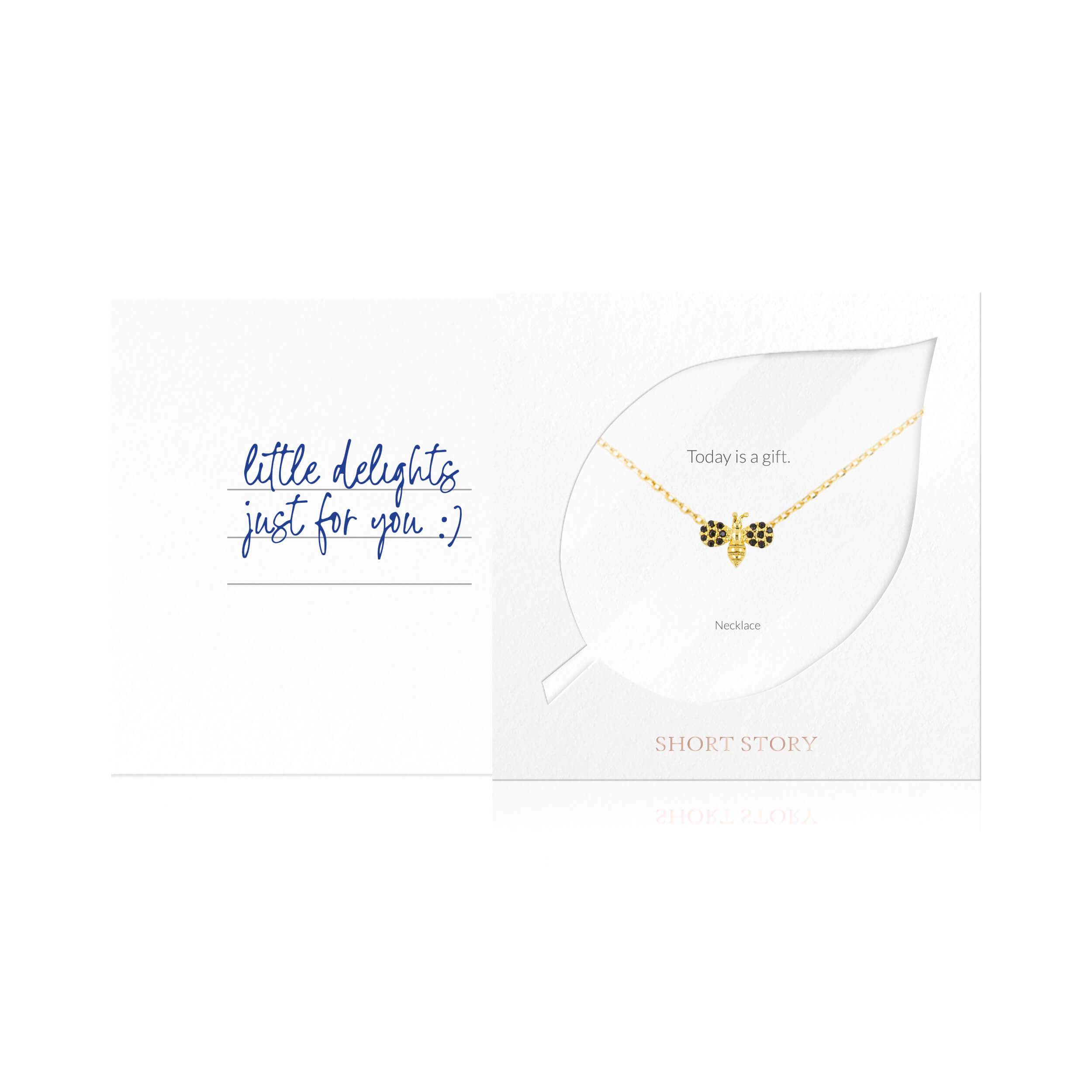 Necklace Diamante Bee