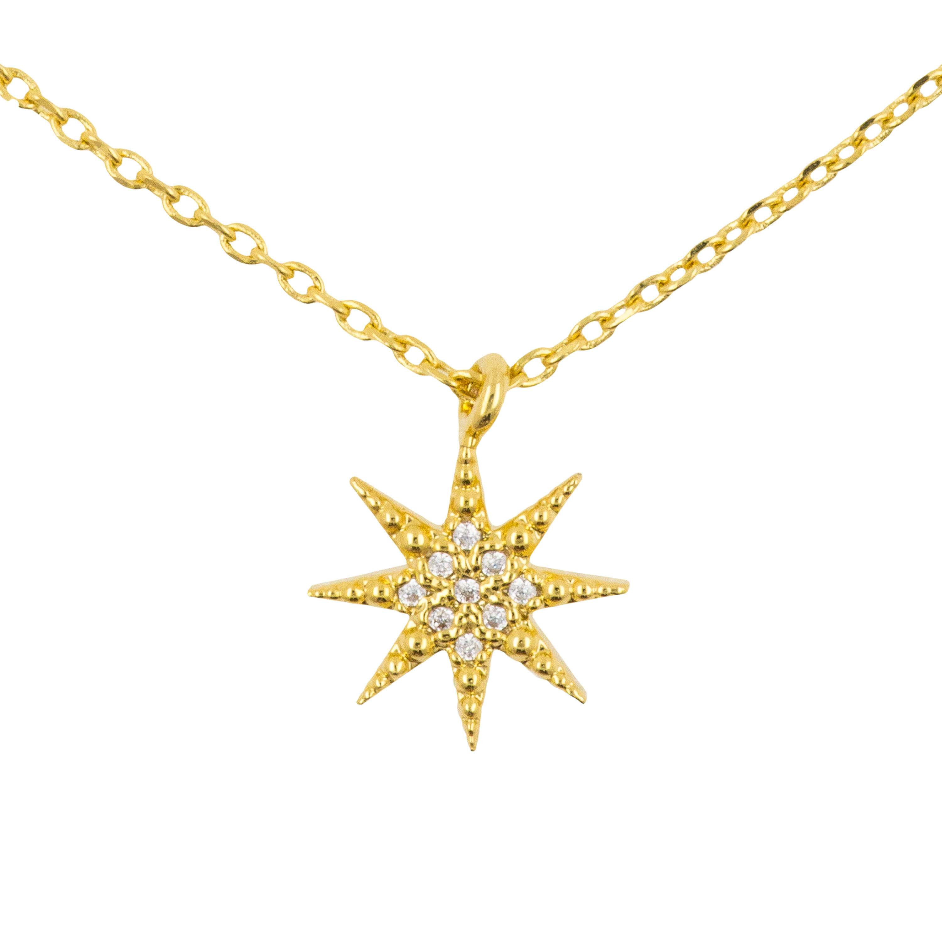 Diamond star deals pendant necklace