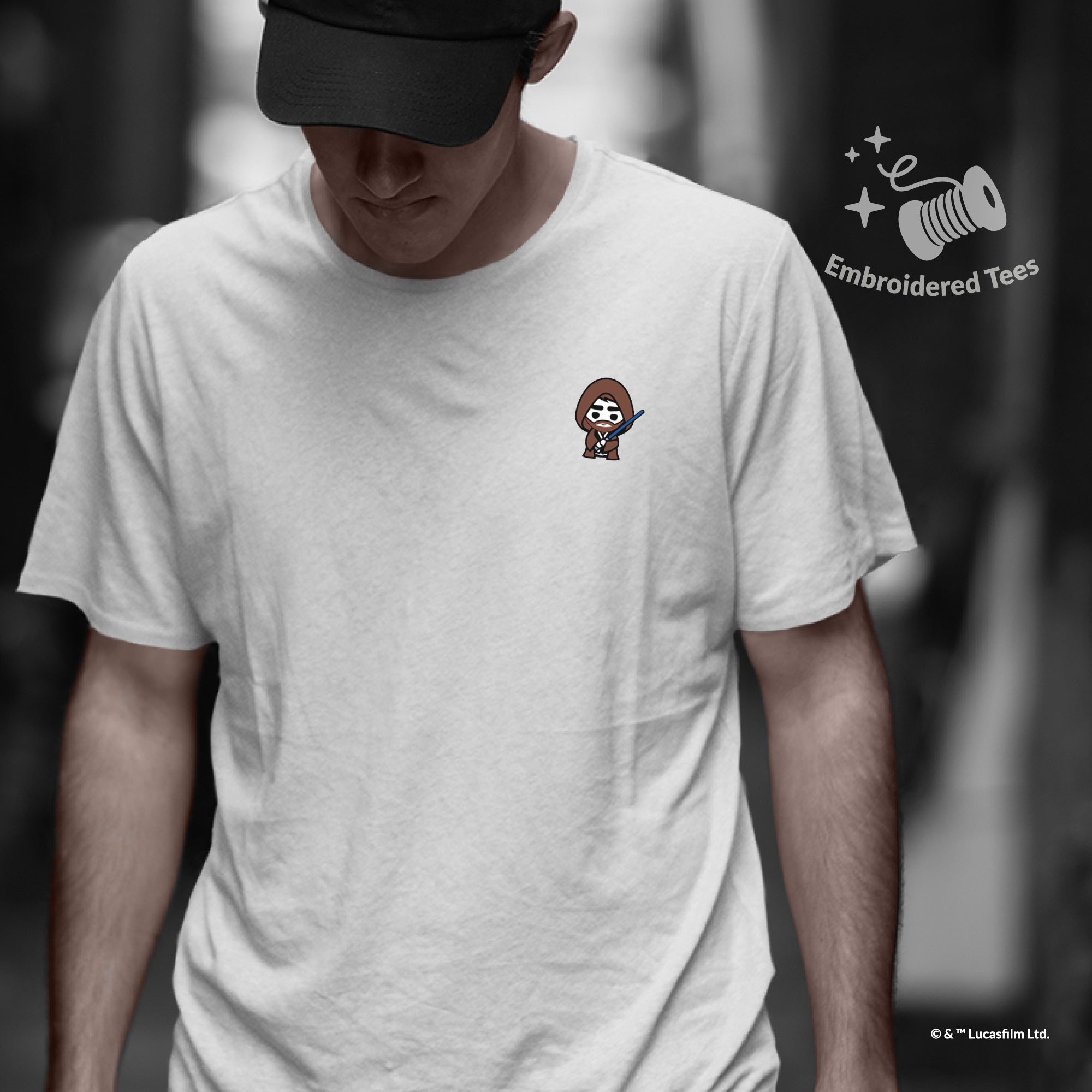 T-Shirt Embroidery Star Wars Obi-Wan Kenobi™