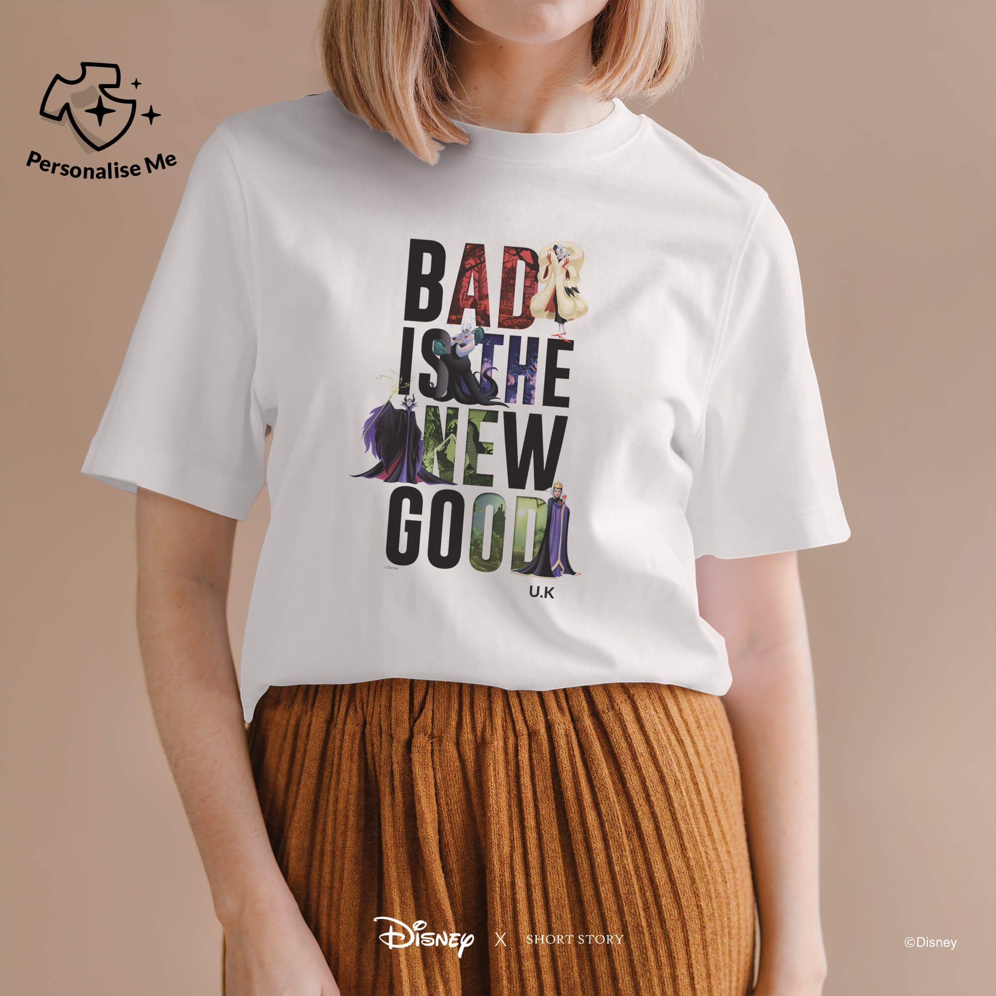 T-Shirt Print Villains Bad Is The New Good