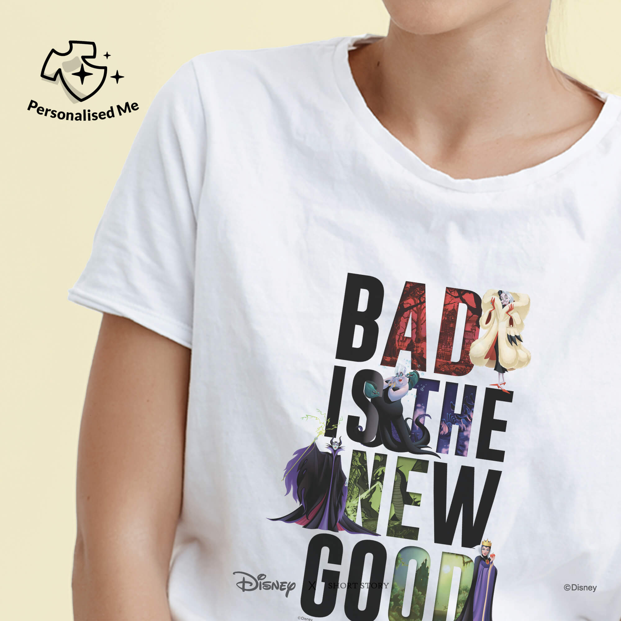 T-Shirt Print Villains Bad Is The New Good