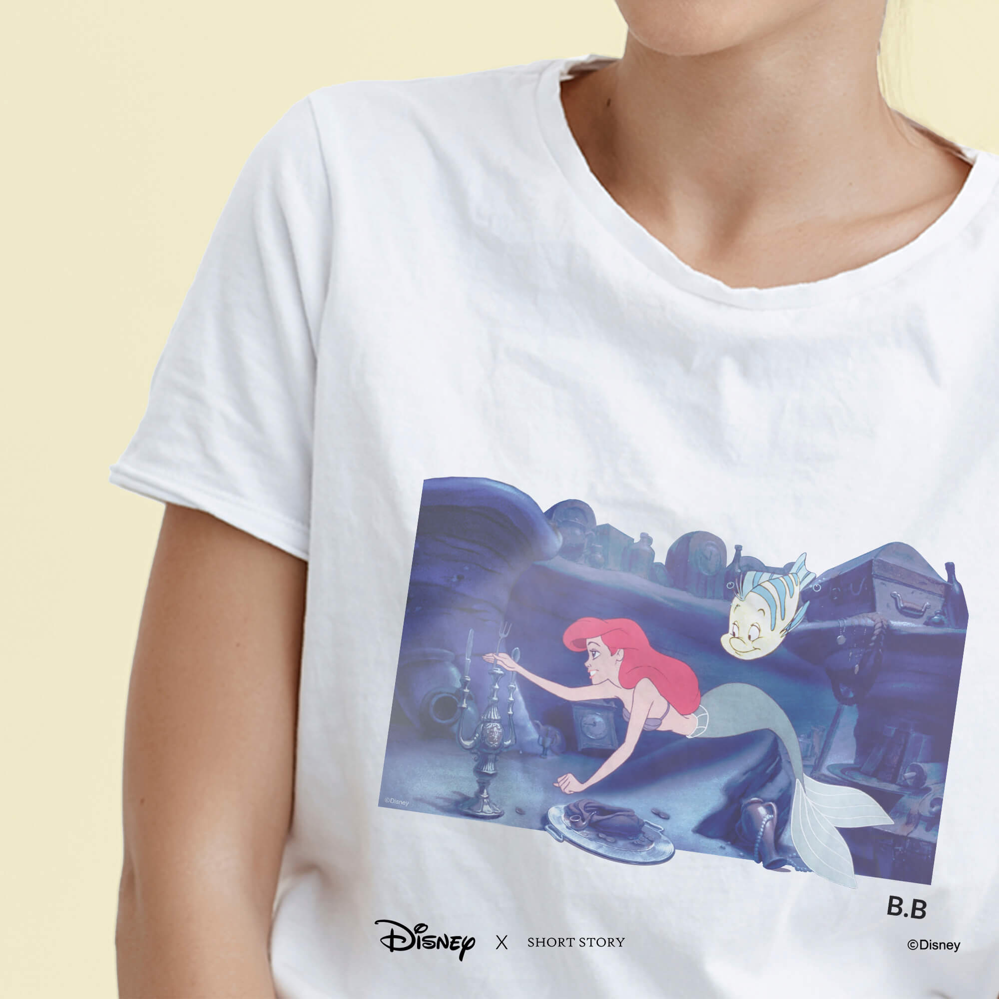 T-Shirt Print Little Mermaid Treasure Trove