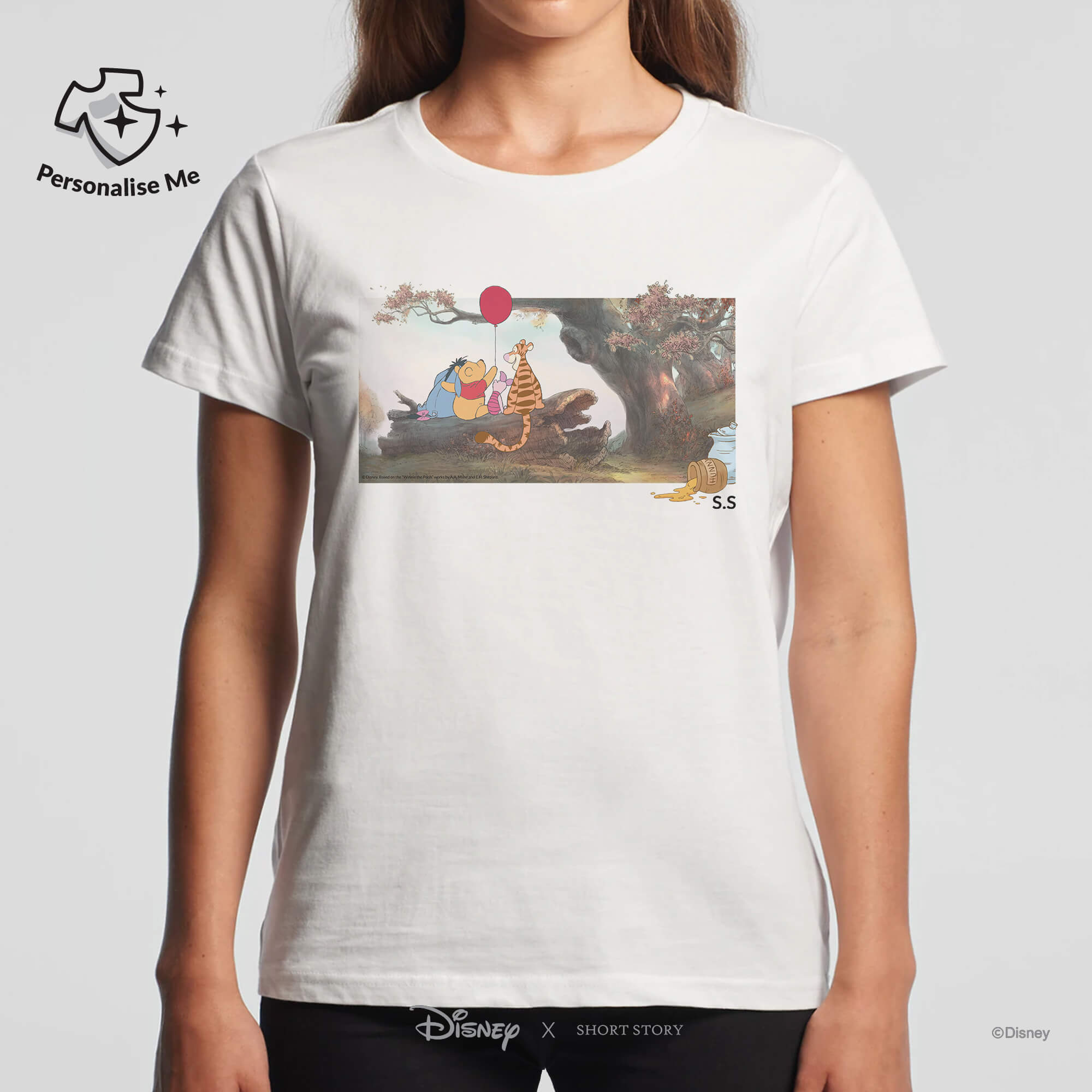 T-Shirt Print WTP Pooh & Friends