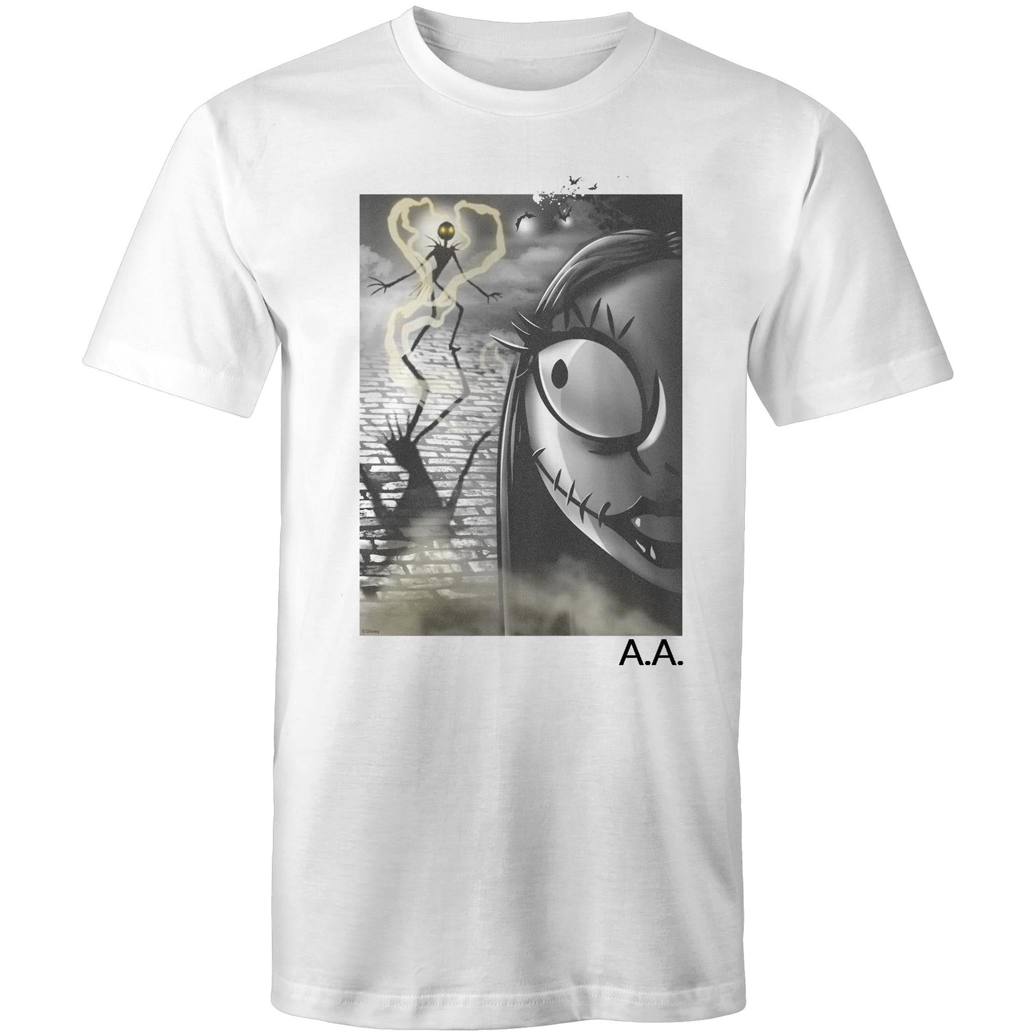 T-Shirt Print Nightmare Before Christmas Jack & Sally