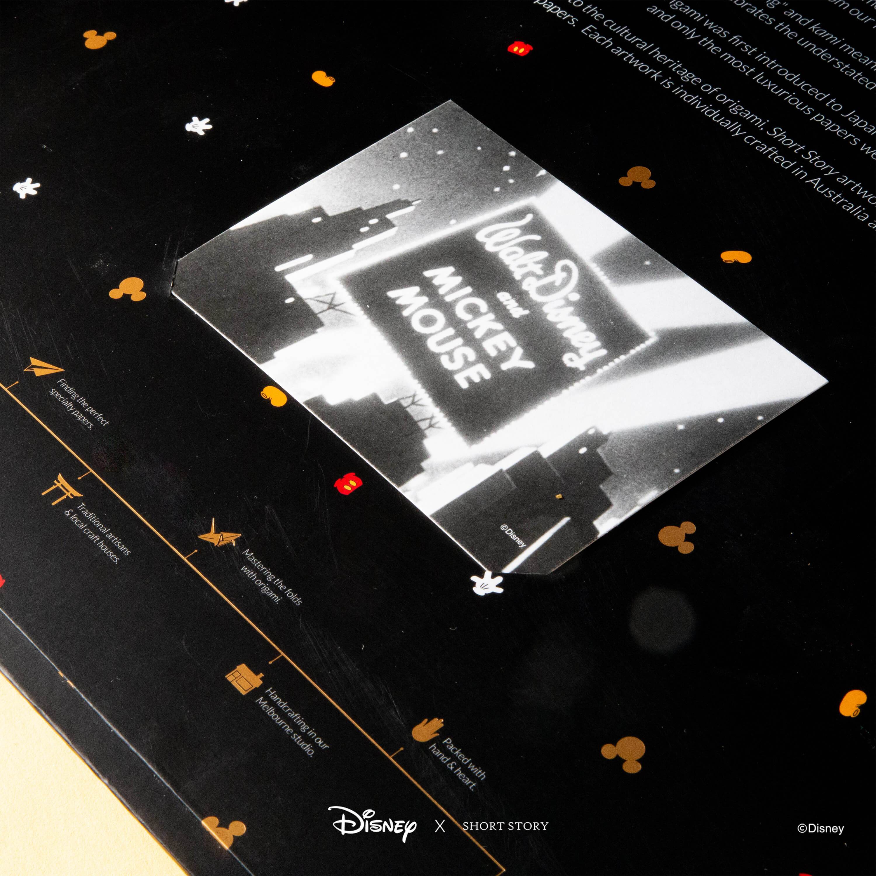Disney Large Black Frame Mickey