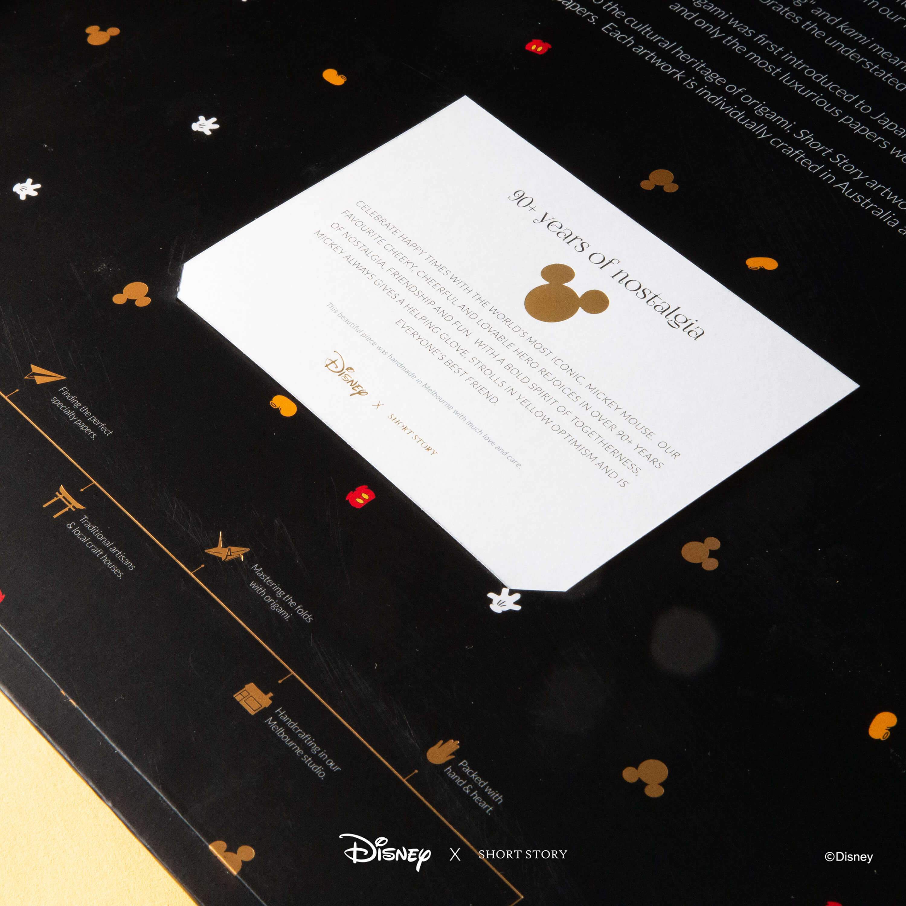 Disney Large Black Frame Mickey