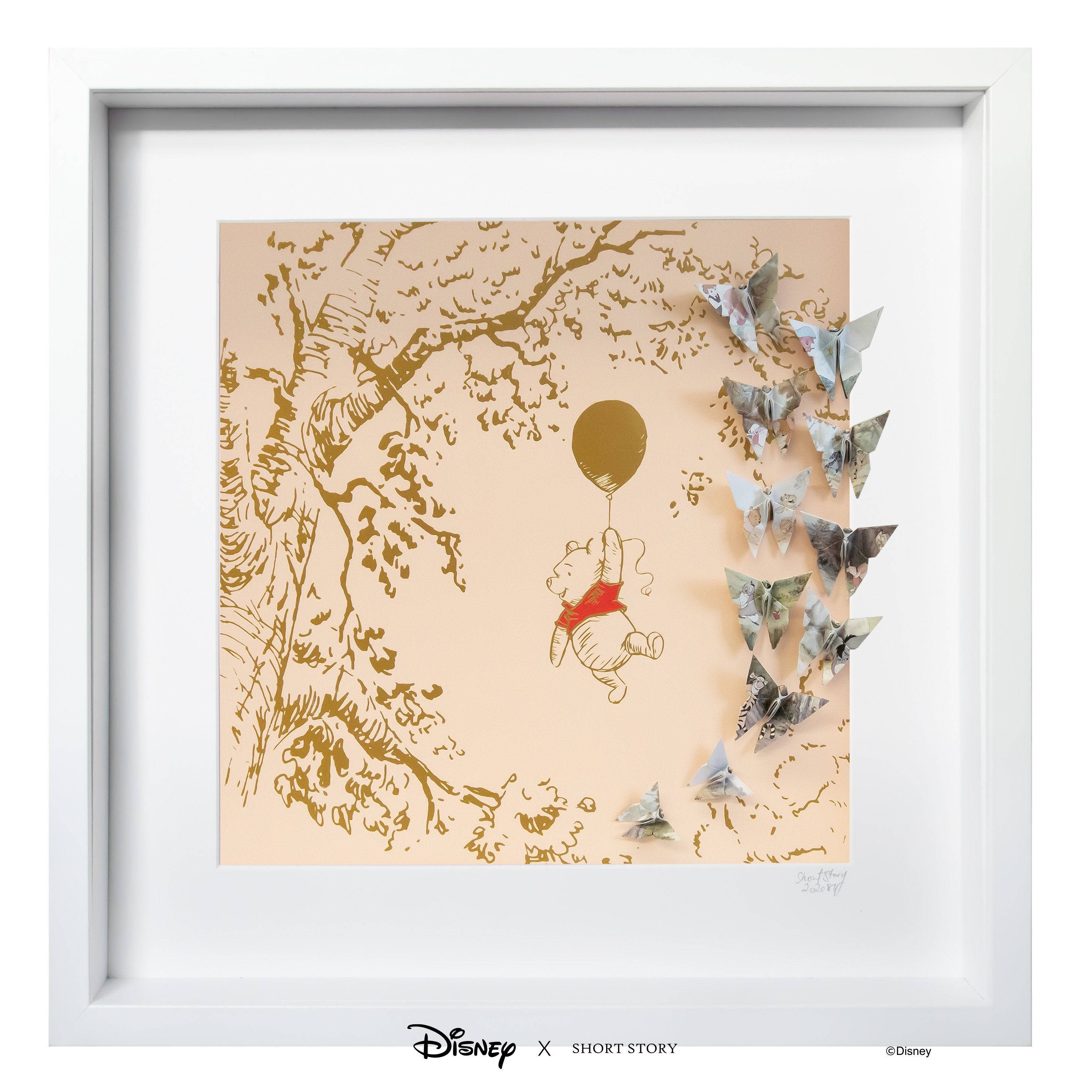 Disney Large White Frame Winnie the Pooh