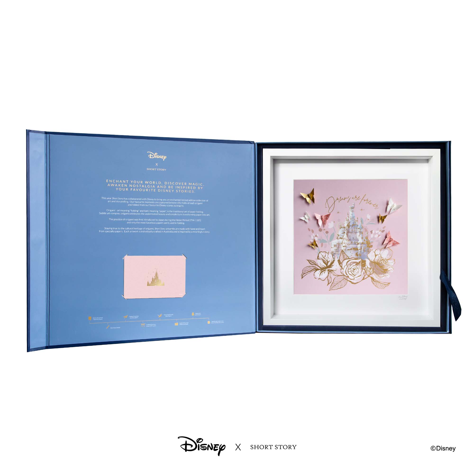 Disney Large White Frame Castle II