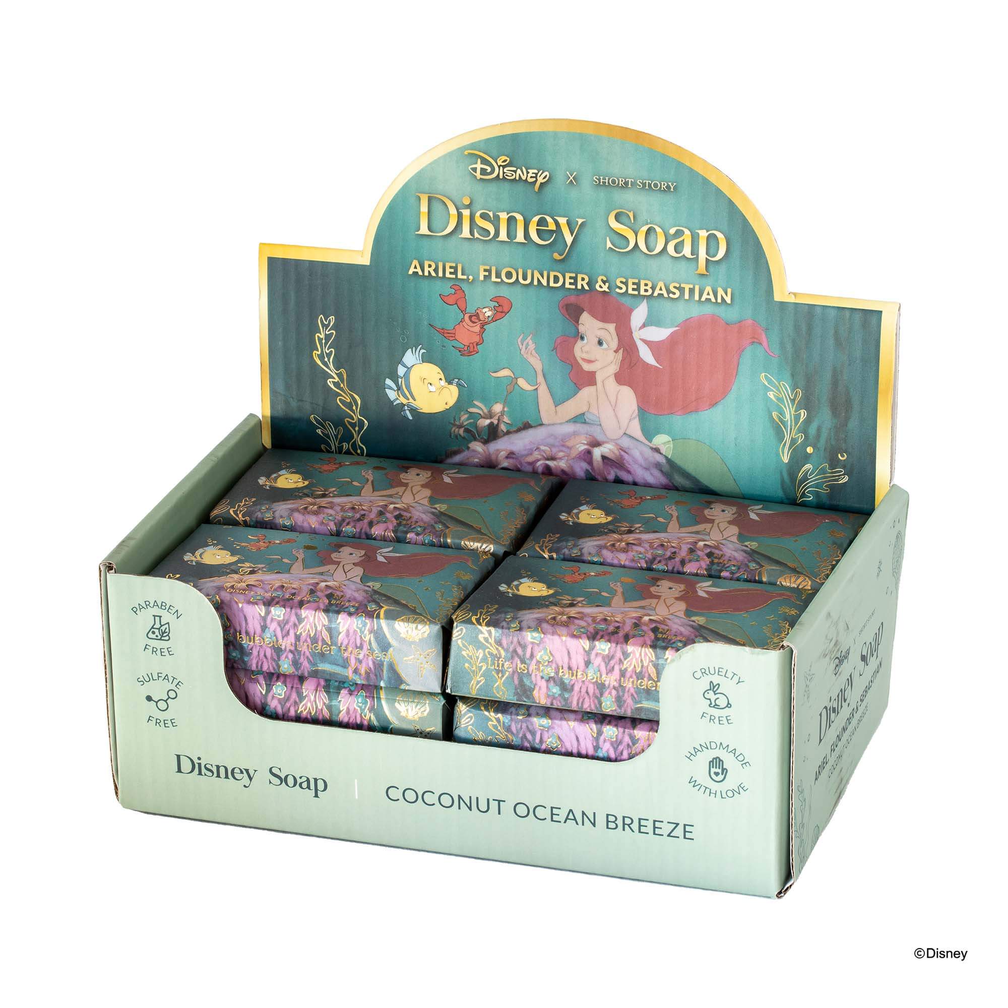 Disney Soap Ariel, Flounder & Sebastian