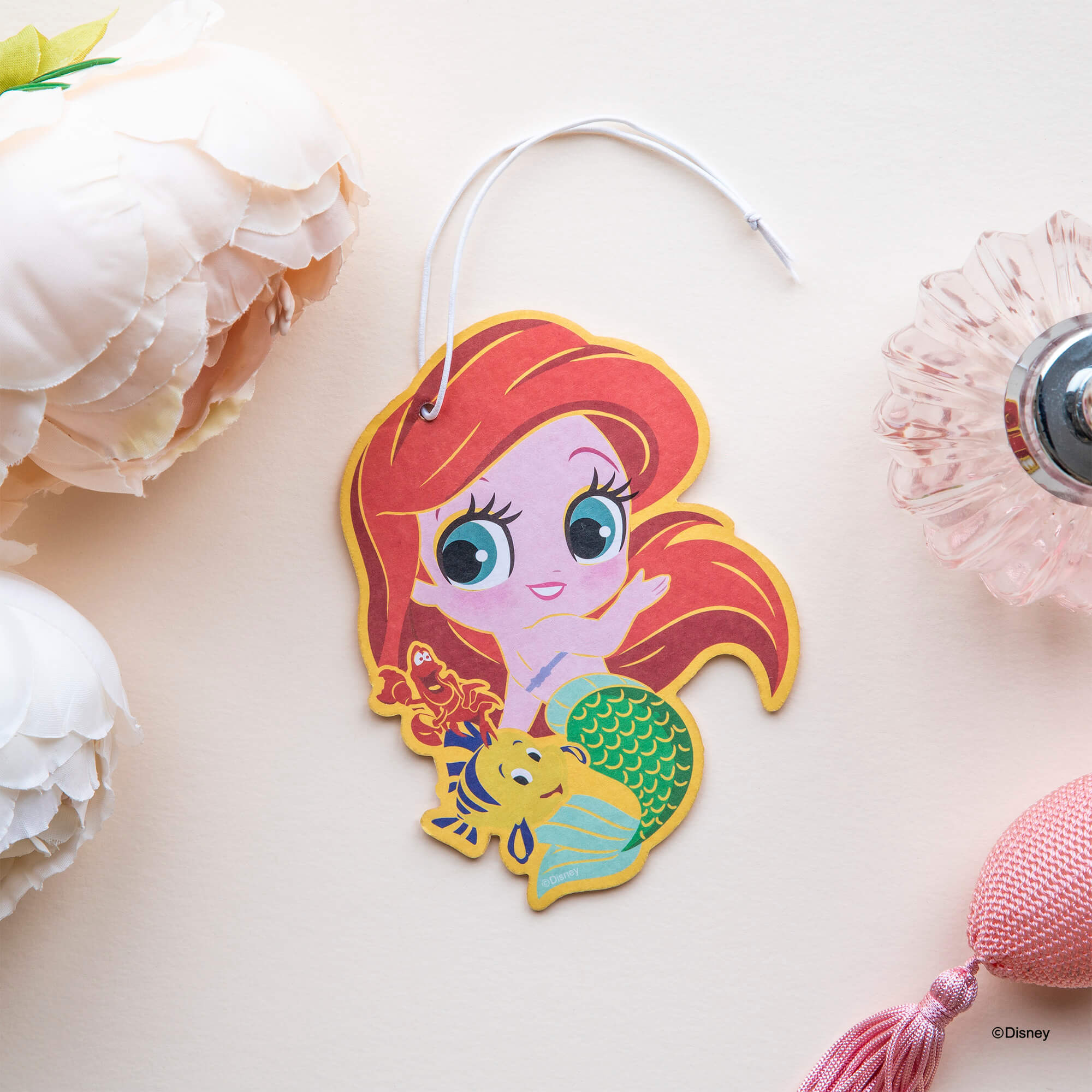 Disney Car Air Freshener Ariel &amp; Flounder &amp; Sebastian