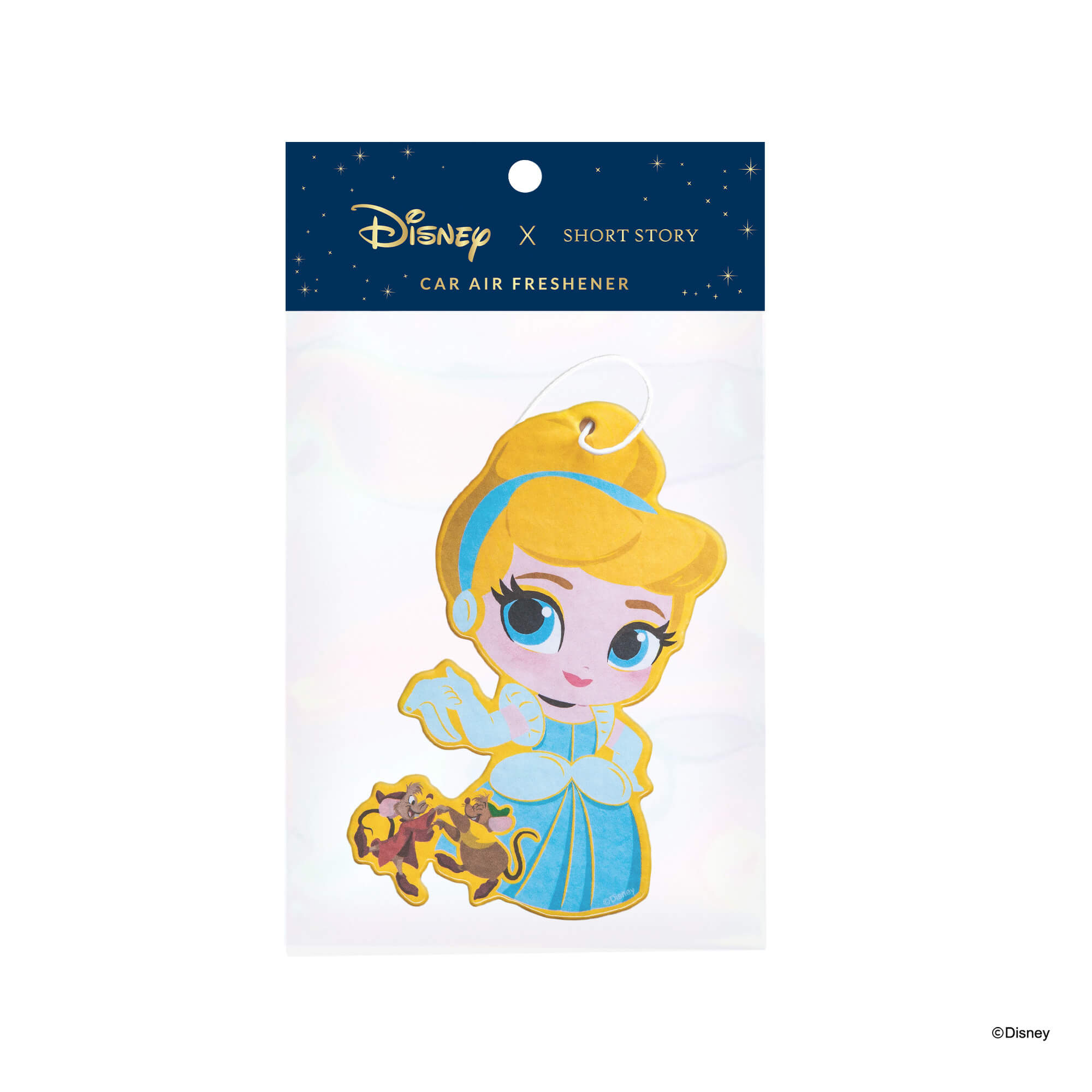 Disney Car Air Freshener Cinderella &amp; Jaq &amp; Gus