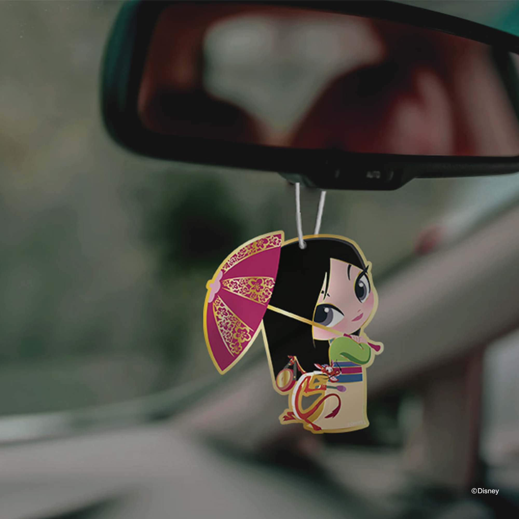 Disney Car Air Freshener Mulan &amp; Mushu