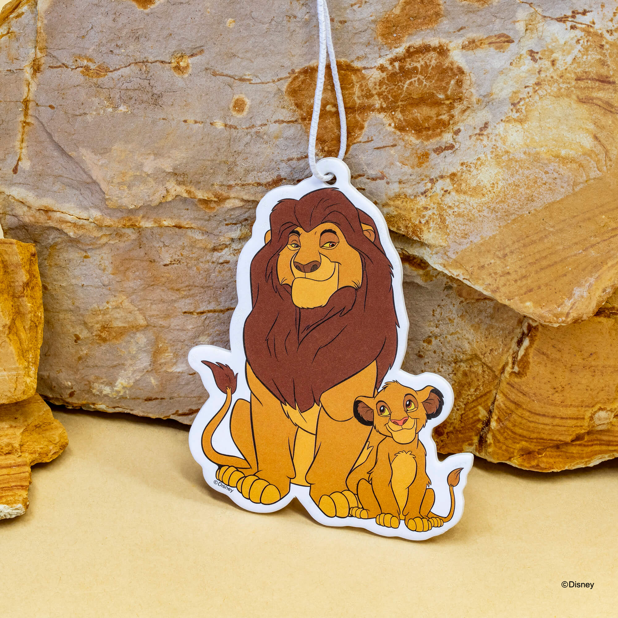 Disney Car Air Freshener Simba & Mufasa