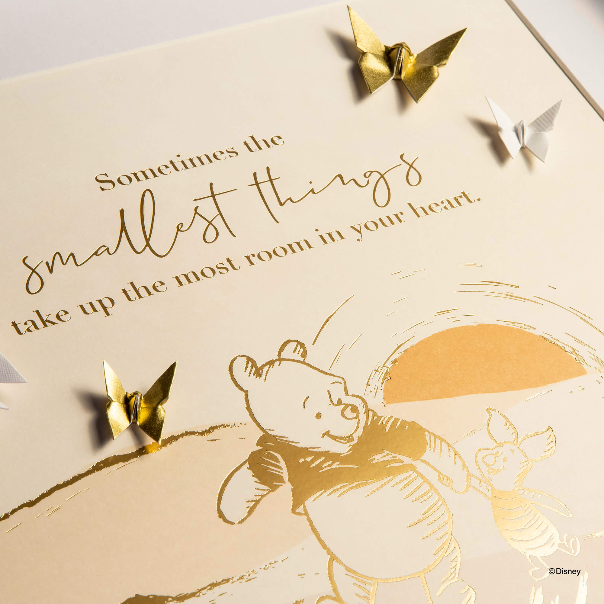 Disney White Frame Pooh & Piglet Smallest Things