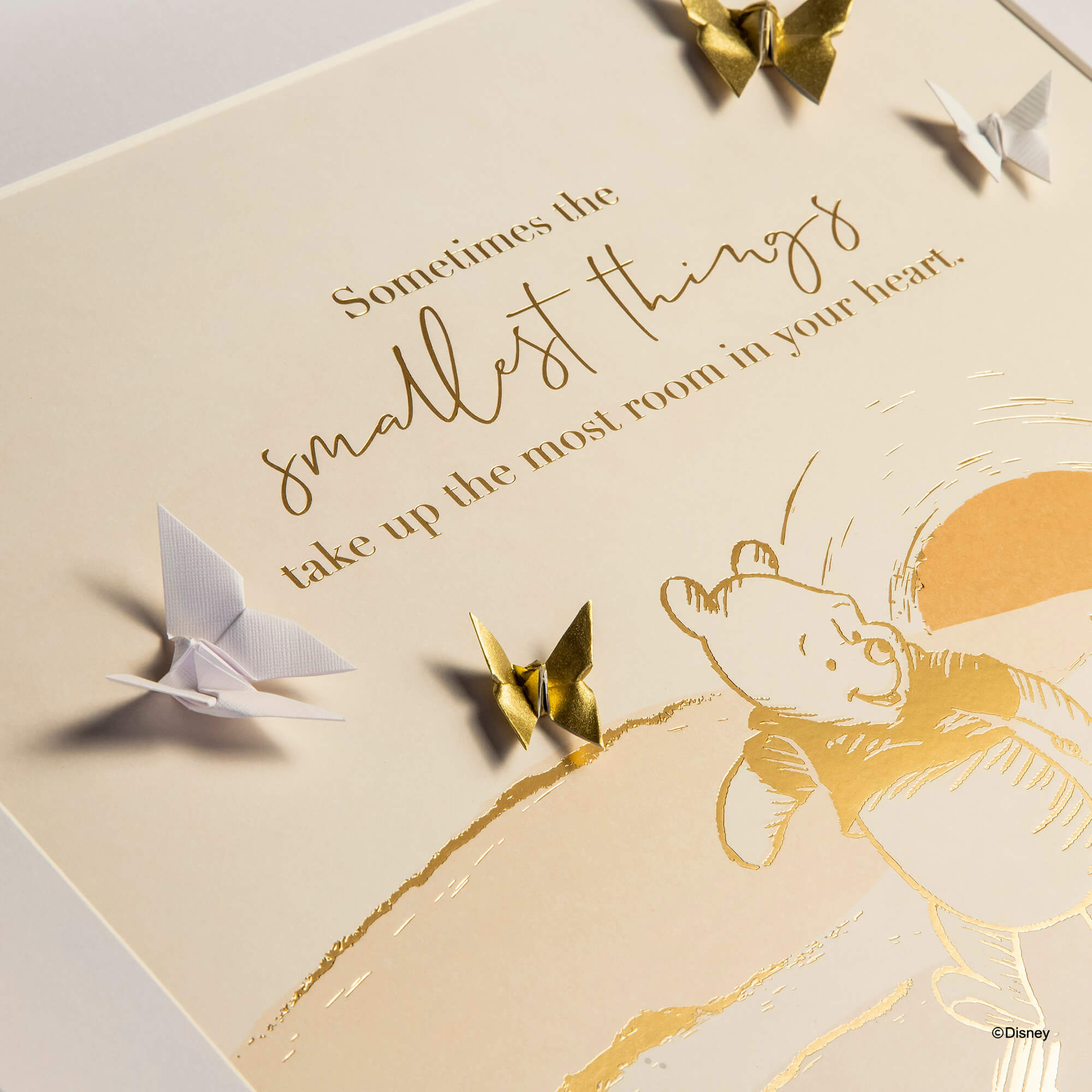 Disney White Frame Pooh & Piglet Smallest Things