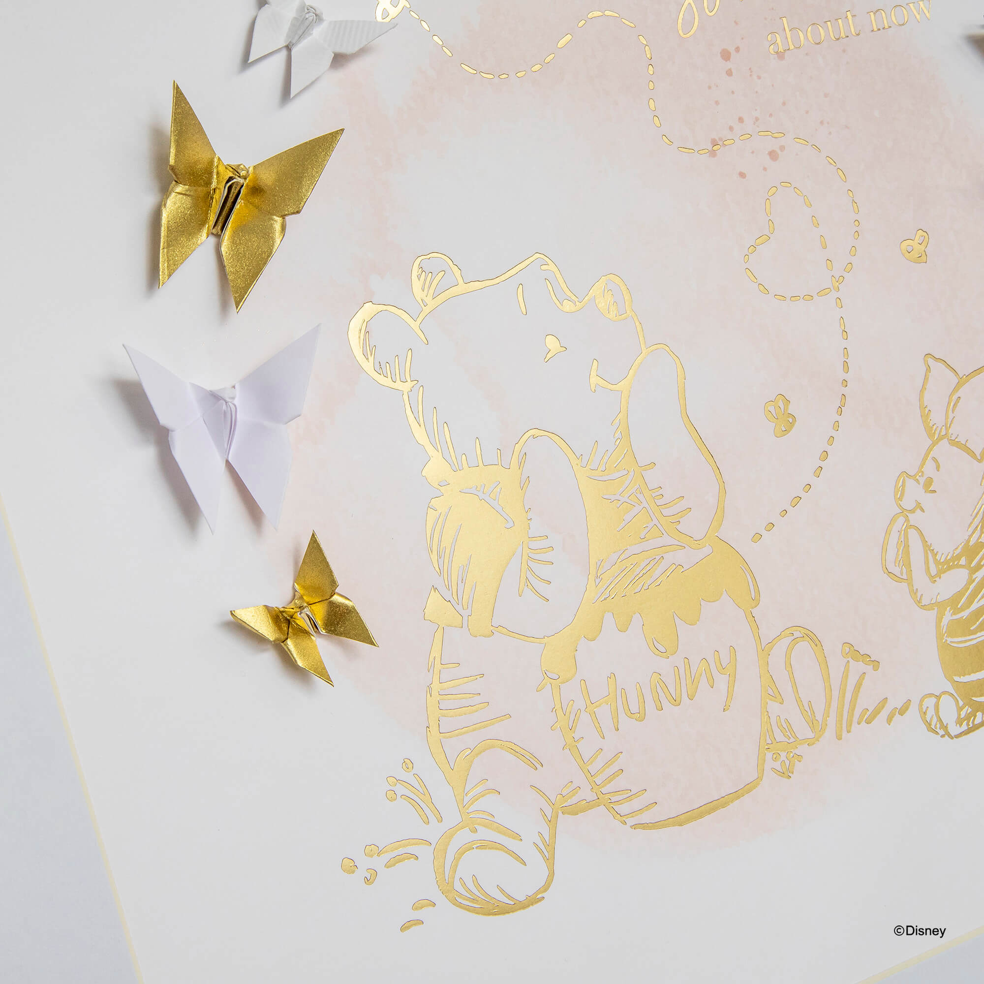 Disney White Frame Pooh & Piglet Enjoy Something