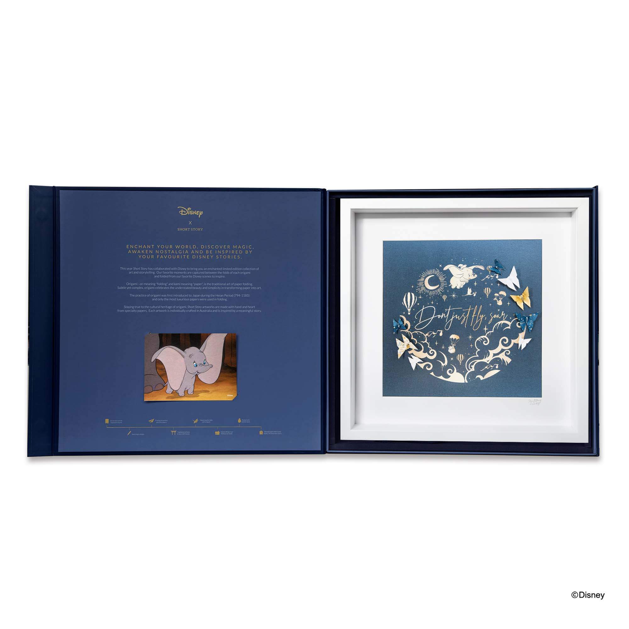 Disney Large White Frame Dumbo*