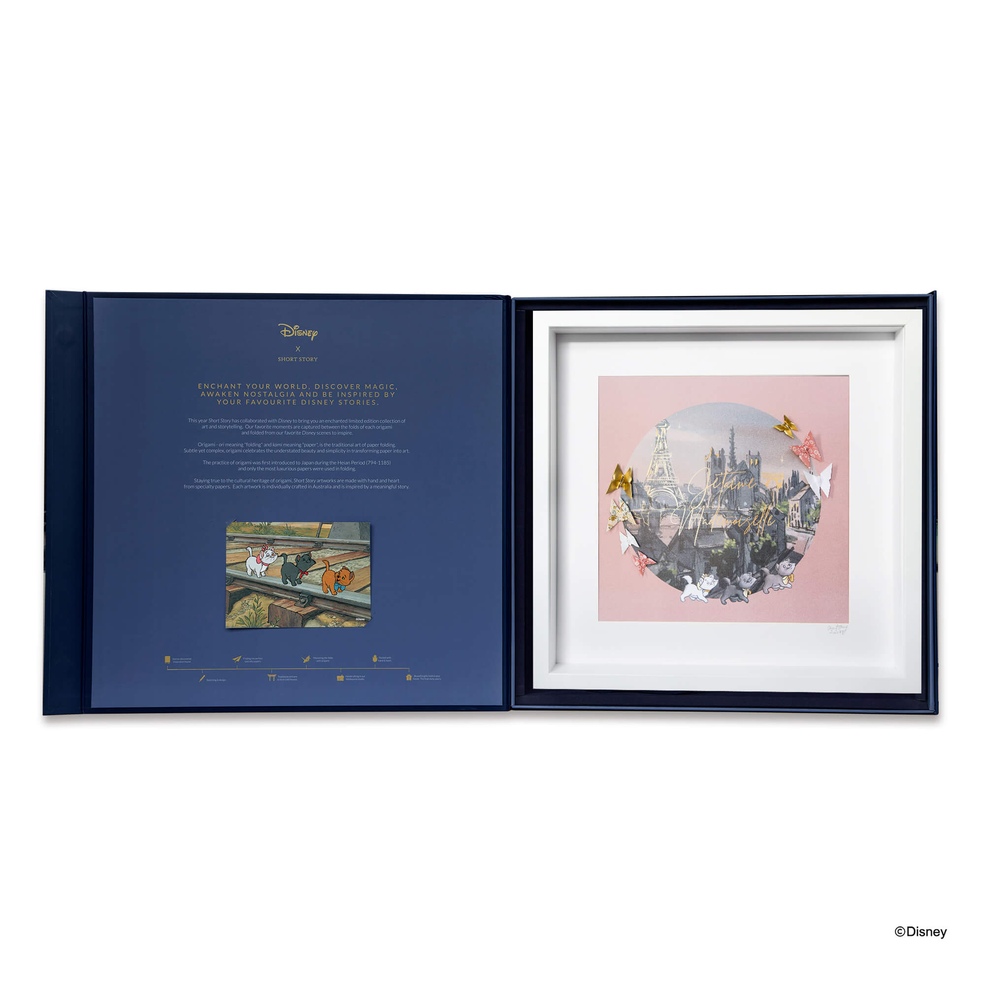 Disney Large White Frame Marie*