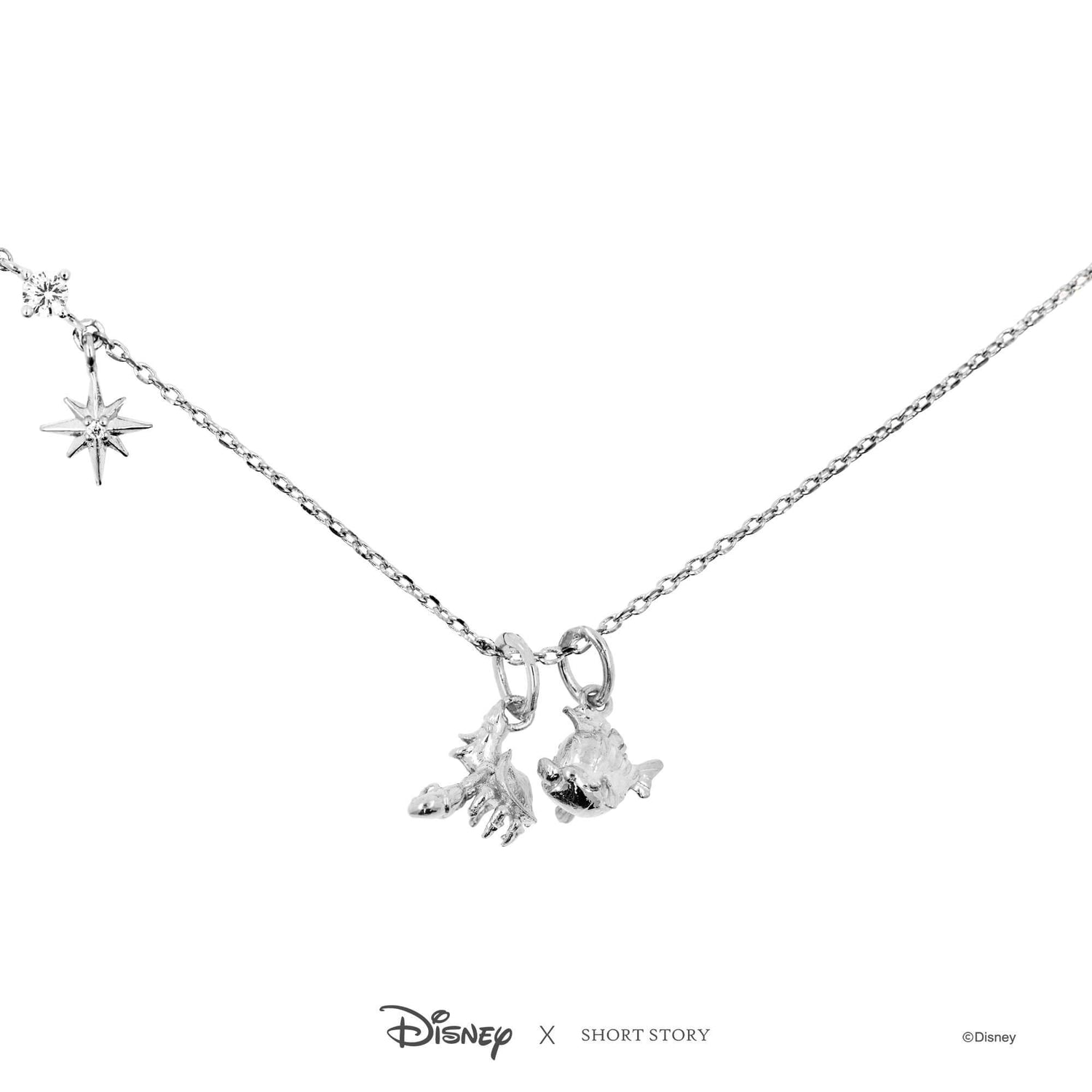 Disney Necklace Charm Flounder
