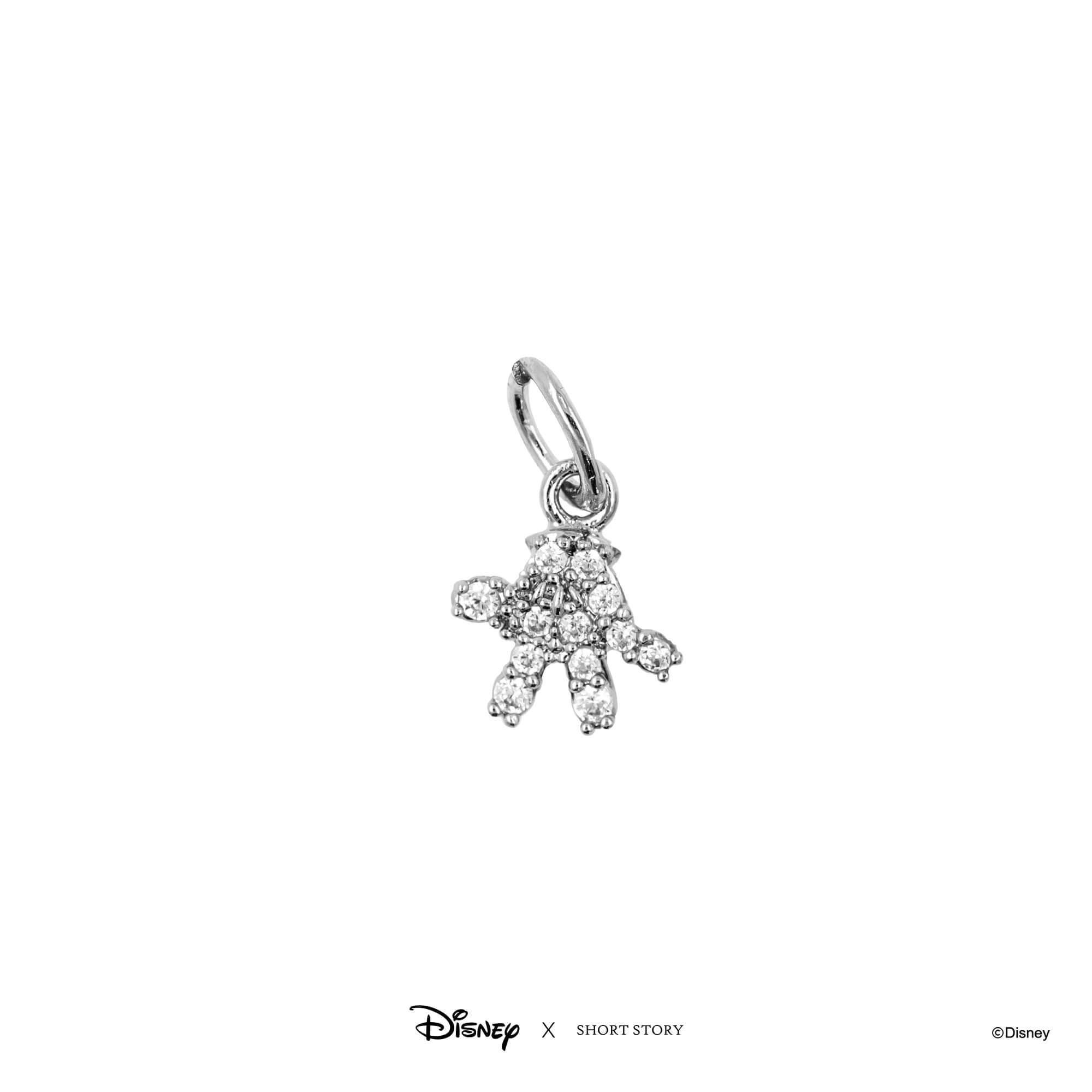 Disney Necklace Charm Diamante Mickey