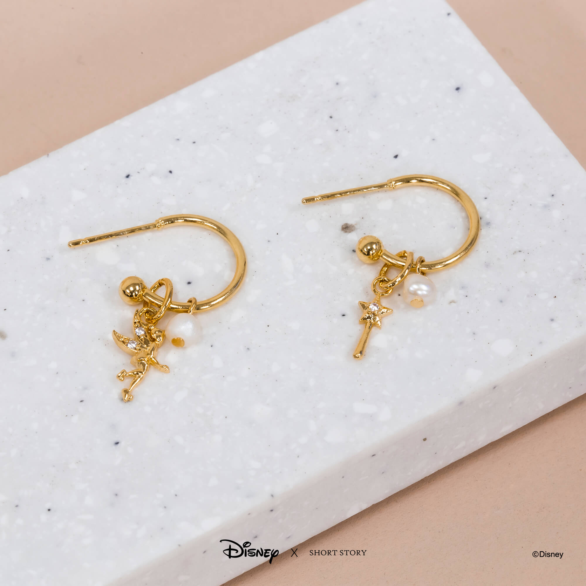 Disney Hoop Earring Tinker Bell