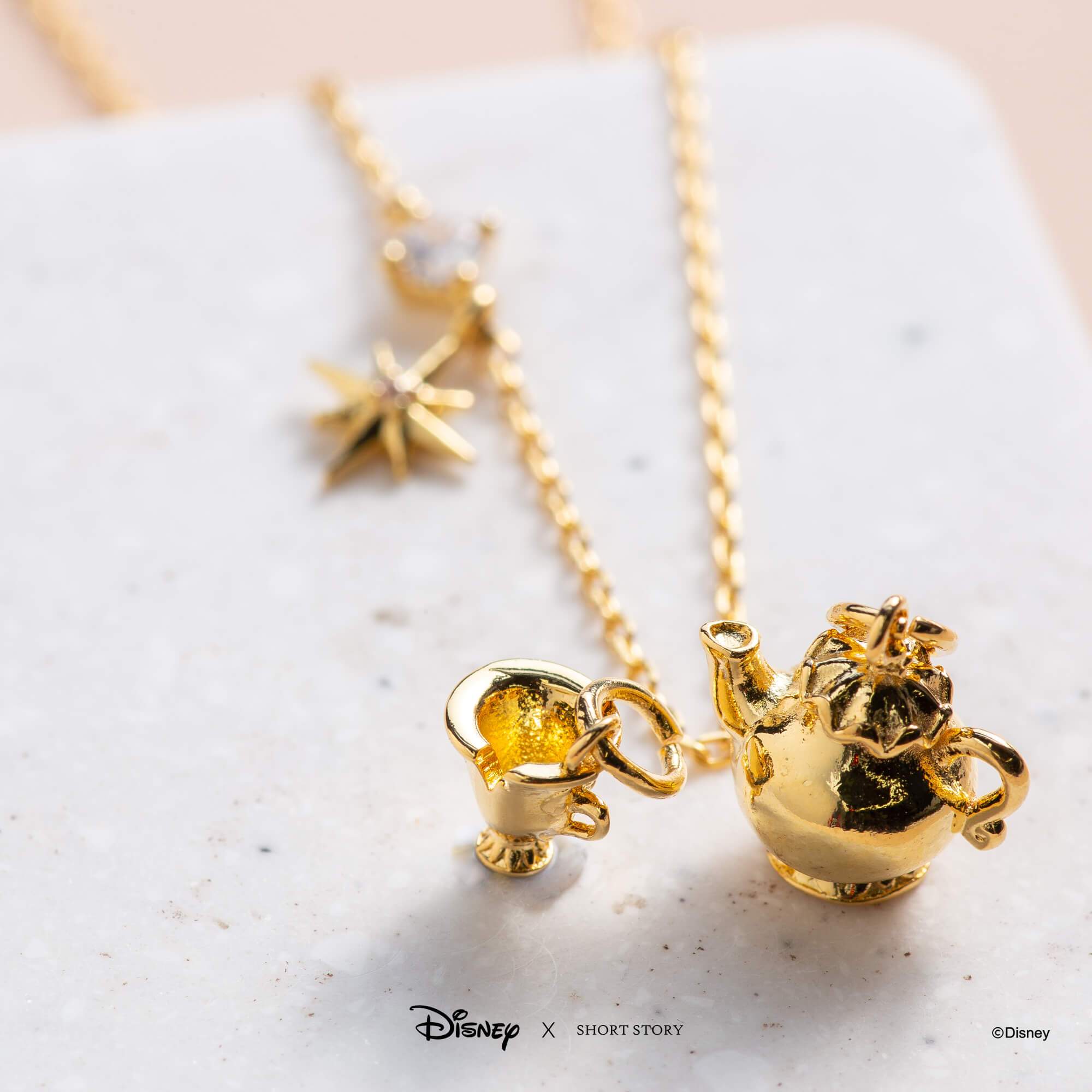 Disney Necklace Chip and Mrs Potts