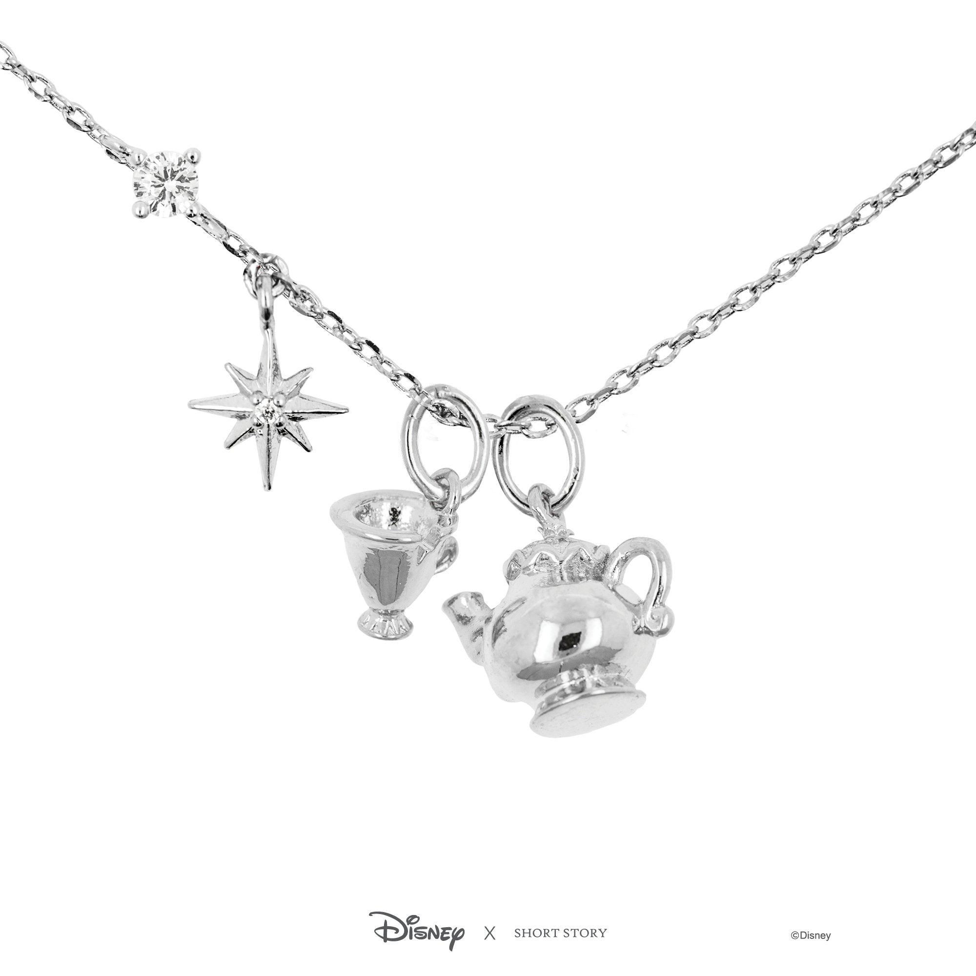 Disney Necklace Chip and Mrs Potts