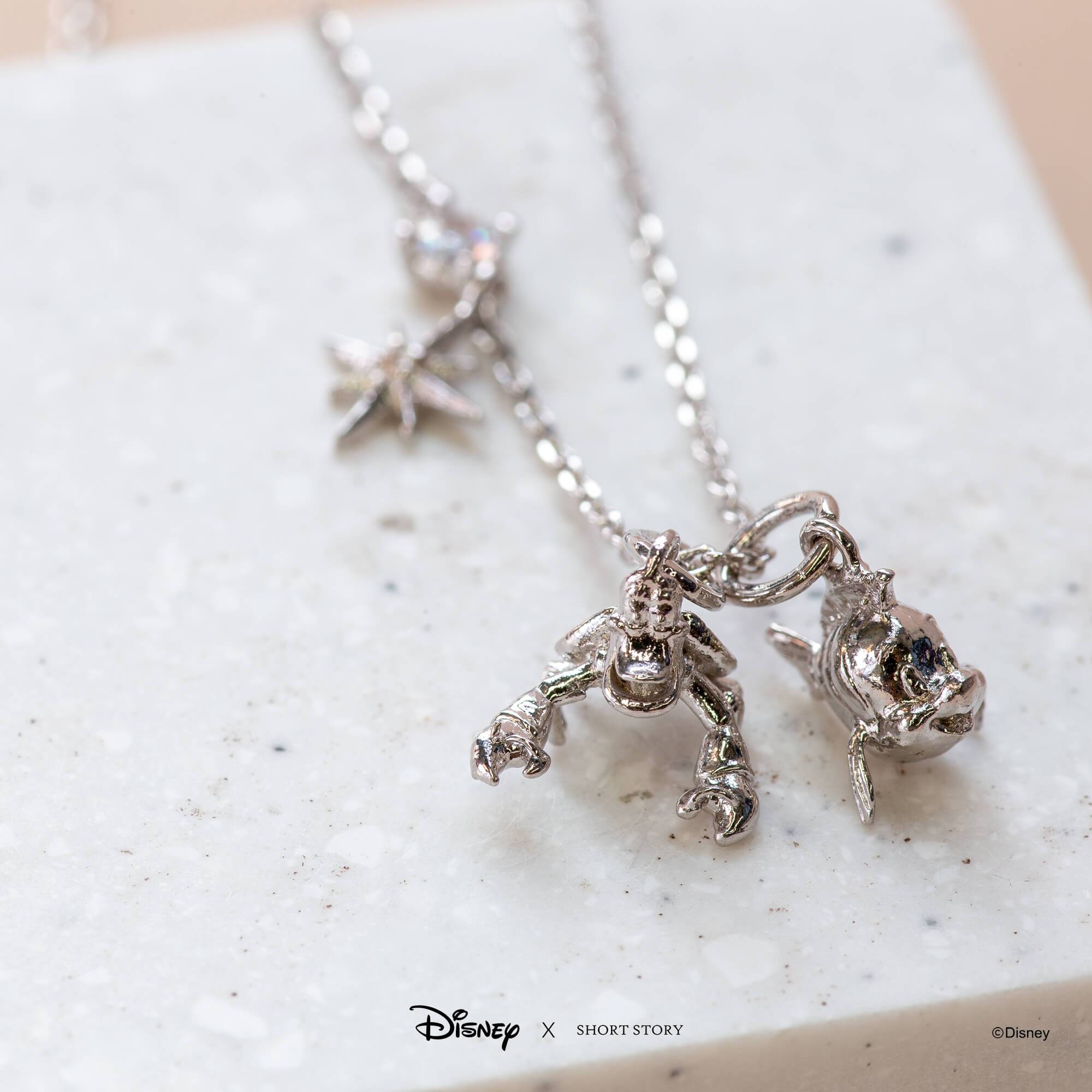 Disney Necklace Flounder and Sebastian