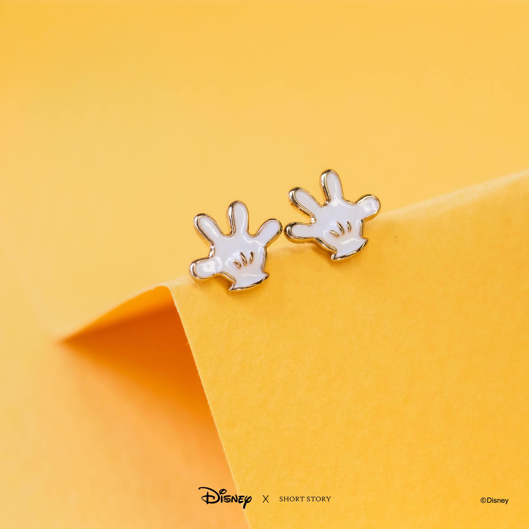 Disney Earring Epoxy Mickey Gloves