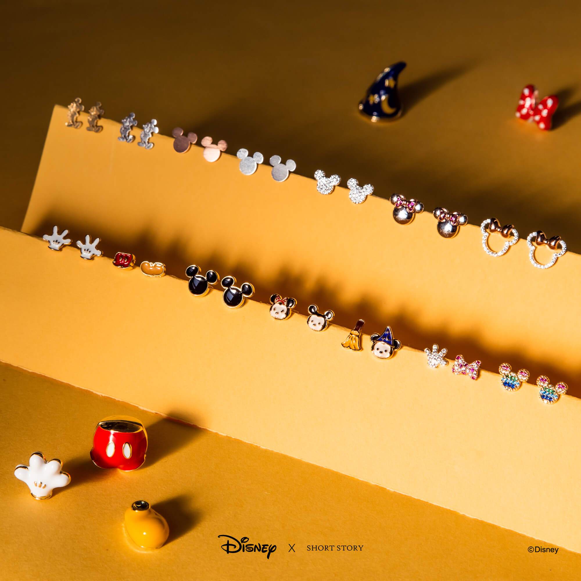 Disney Earring Epoxy Mickey Shorts &amp; Shoe