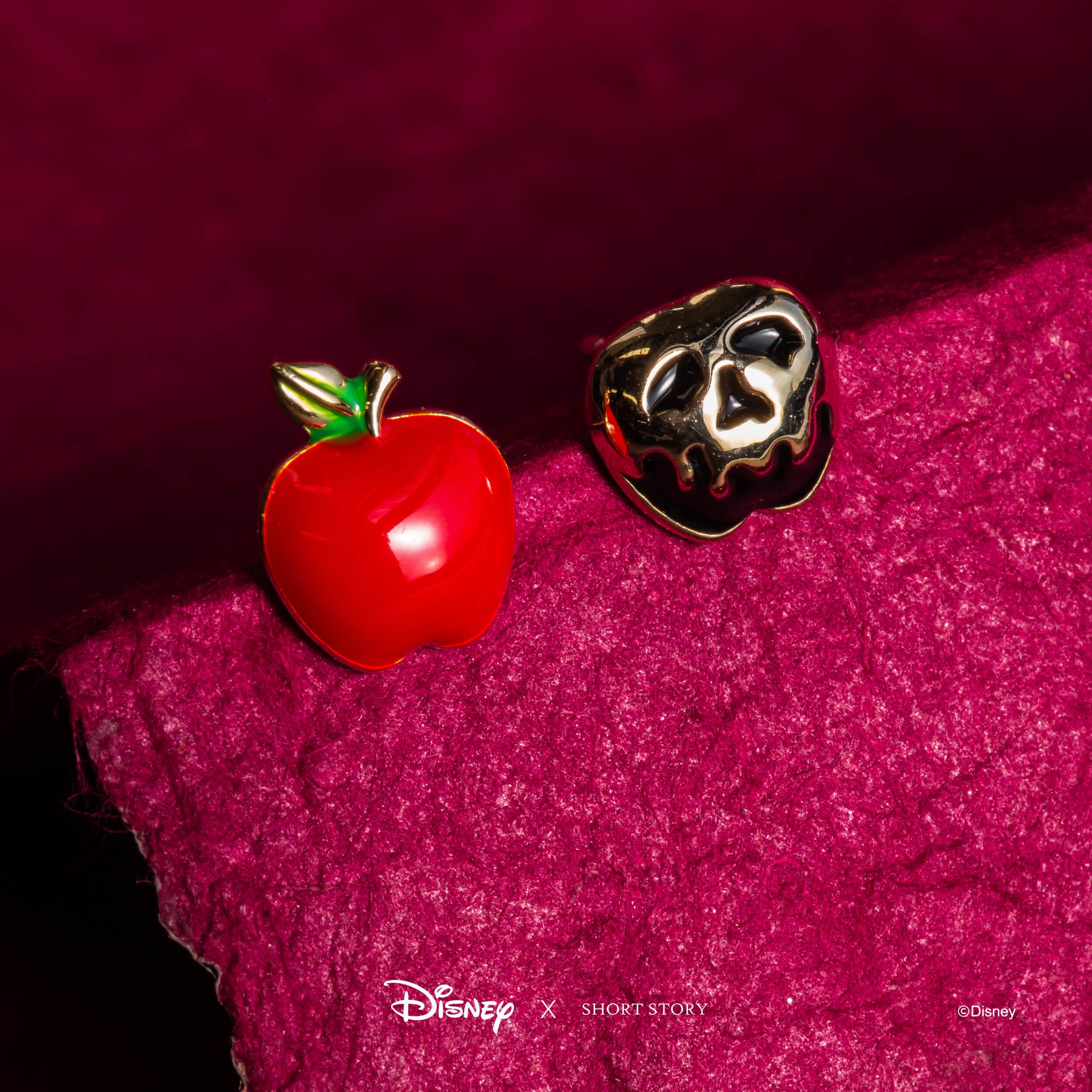 Disney Earring Epoxy Evil Queen Toxic Apple