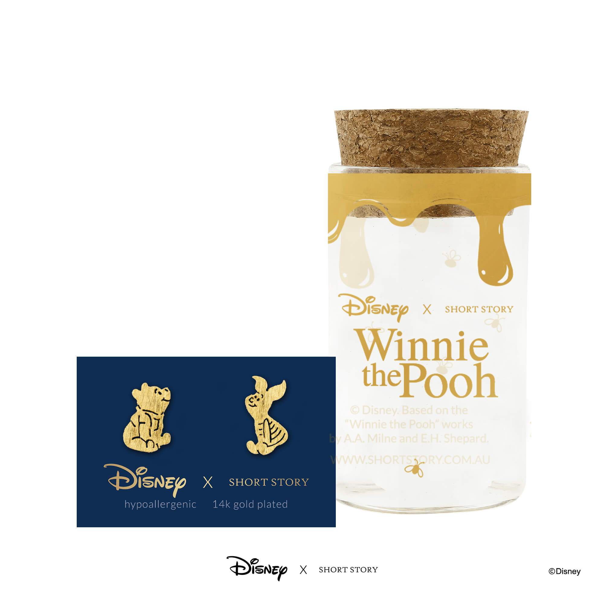 Disney Earring Pooh and Piglet