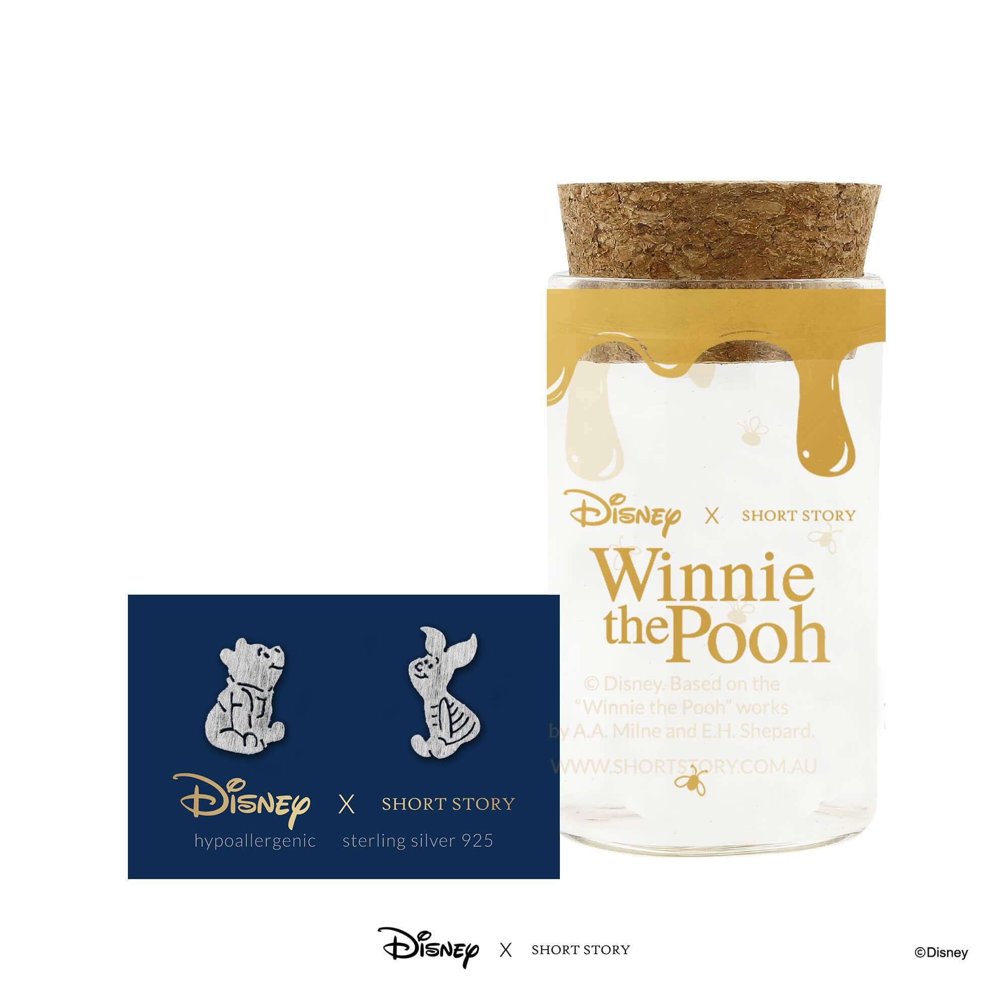 Disney Earring Pooh and Piglet