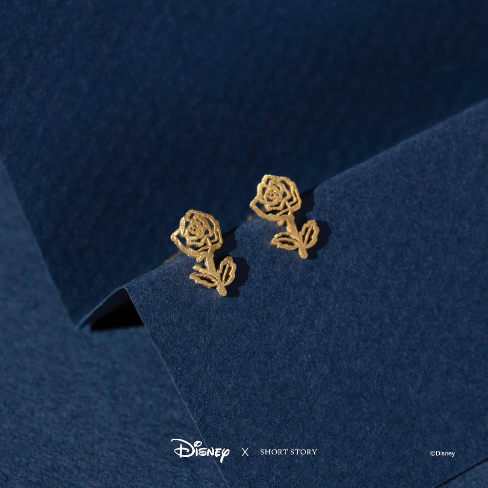 Disney Earring Belle Rose